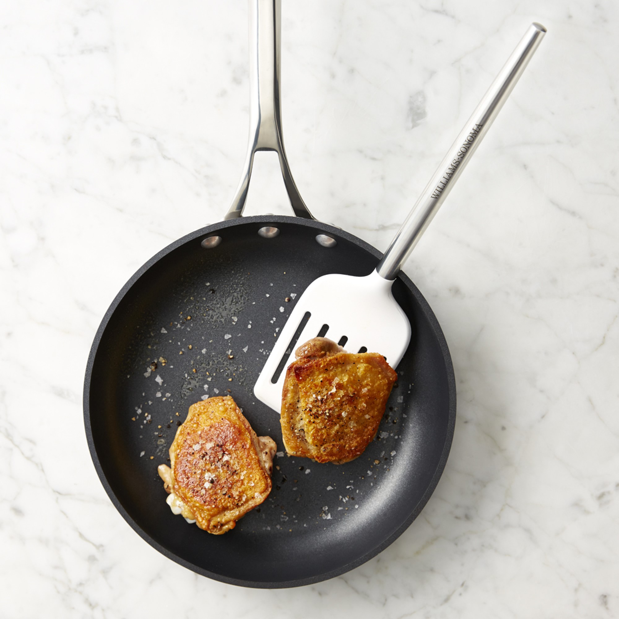 Williams Sonoma Stainless-Steel Silicone Slotted Turner