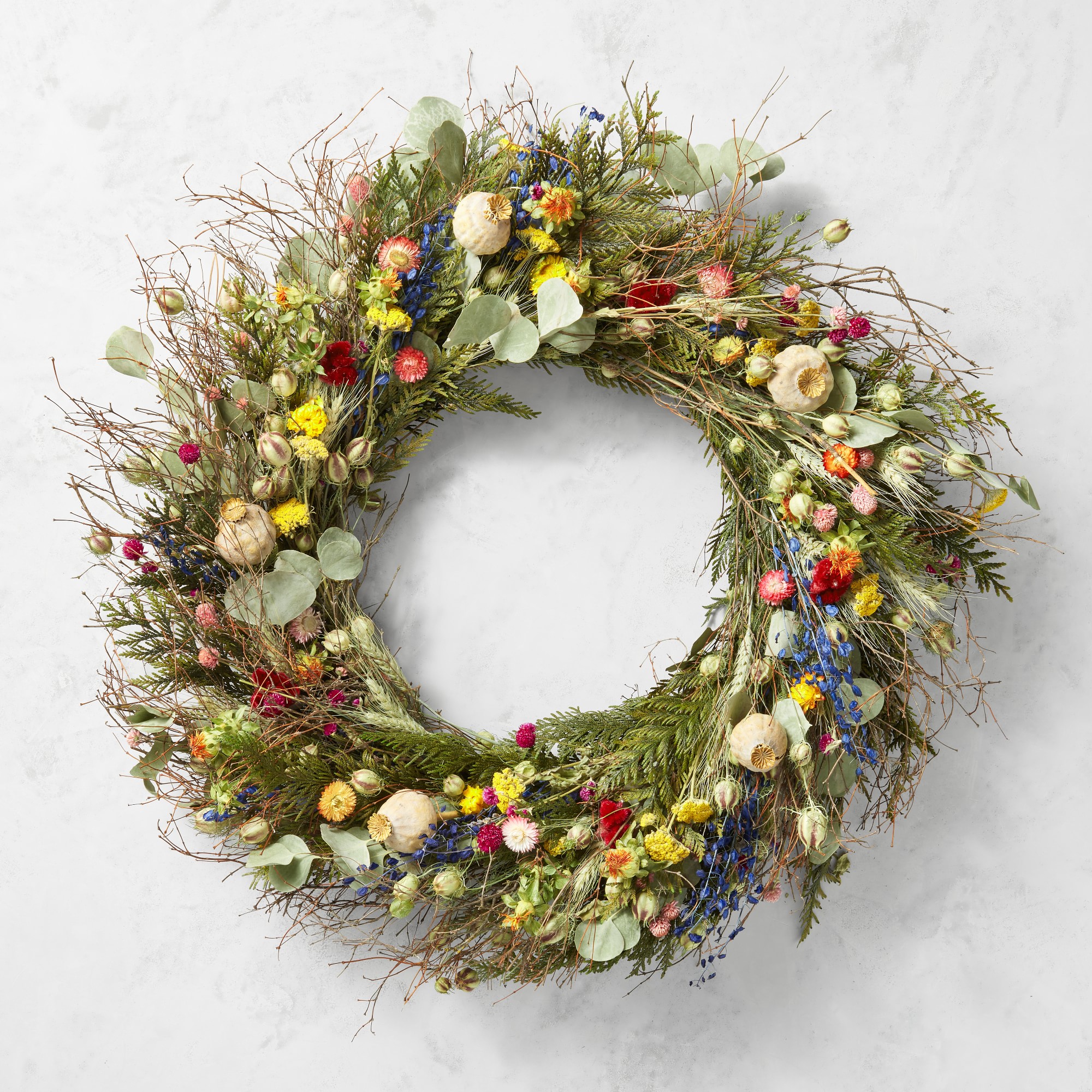 Garden Party Live Wreath