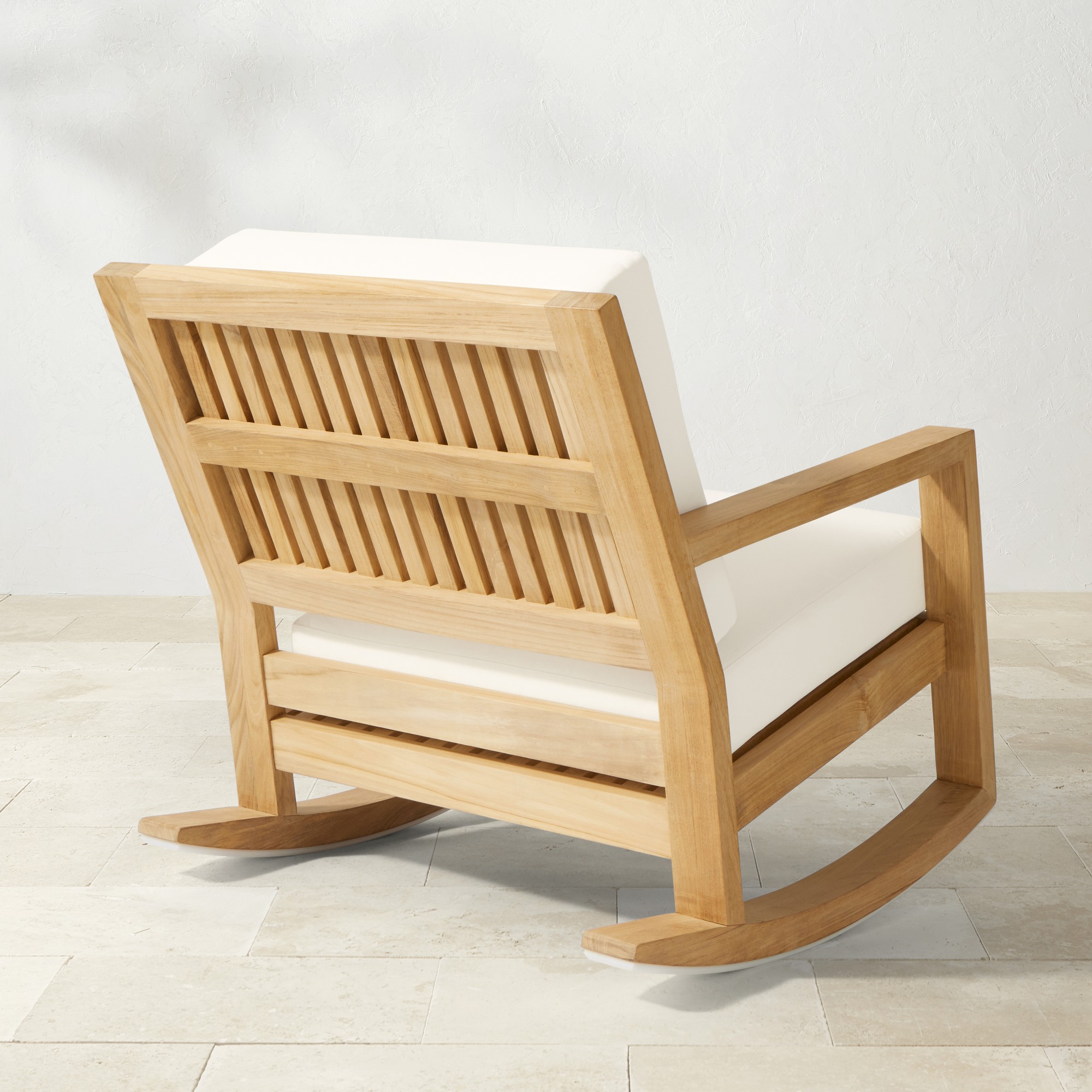 Larnaca Outdoor Natural Teak Rocker