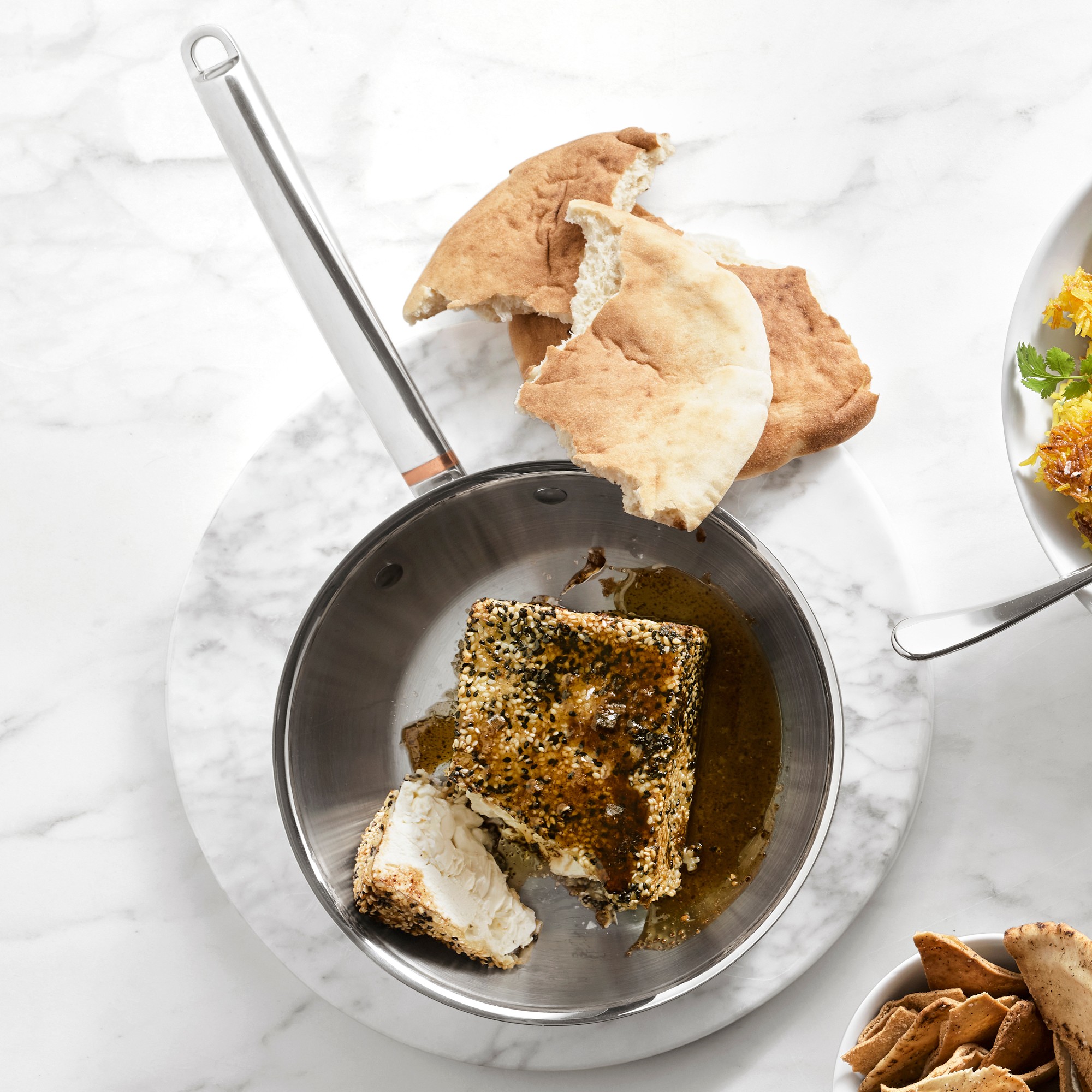 Williams Sonoma Signature Thermo-Clad™ Copper Pro Fry Pan