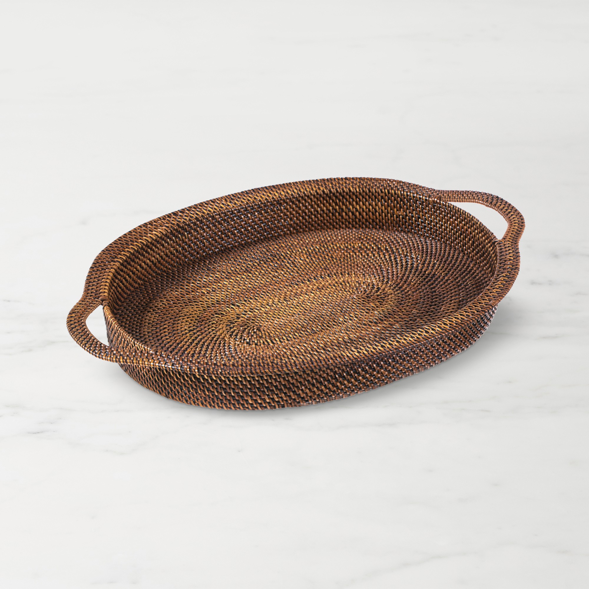Nito Oval Serving Tray with Handles