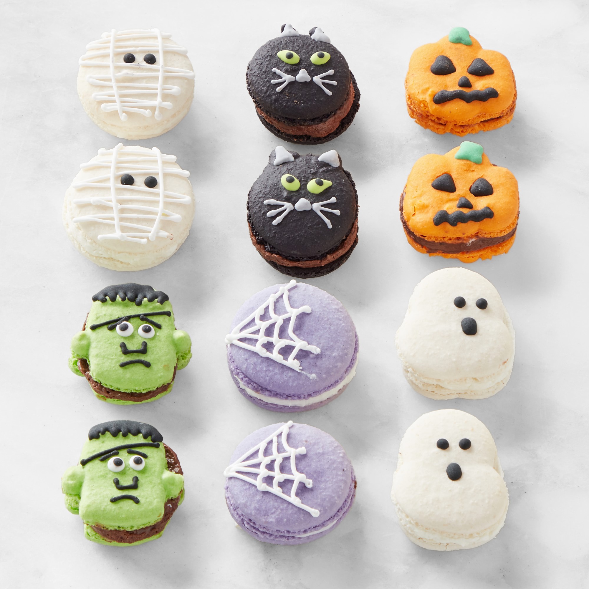 Halloween Macarons, Set of 10