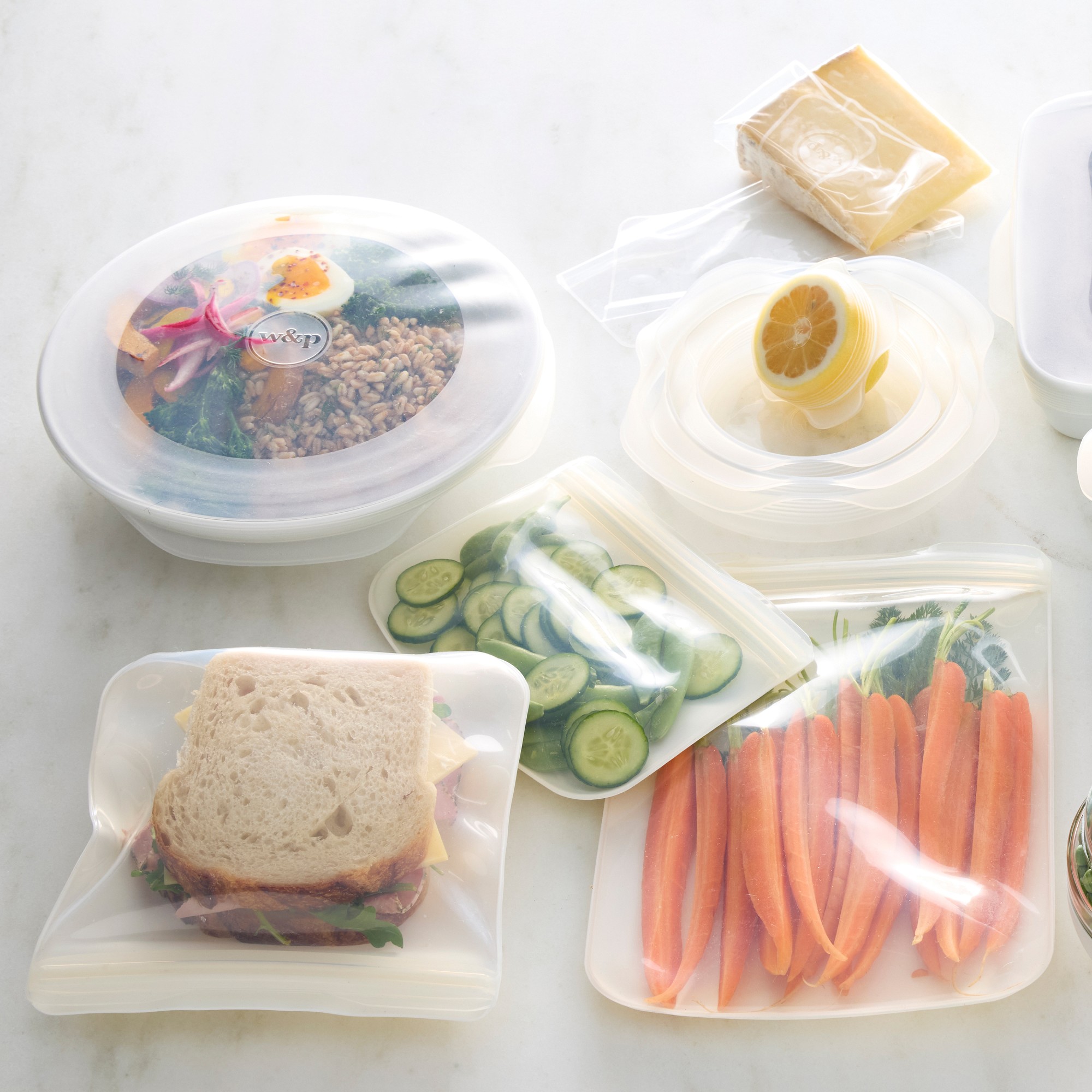 W&P Reusable Stretch Lids, 3-Piece, Baking Set