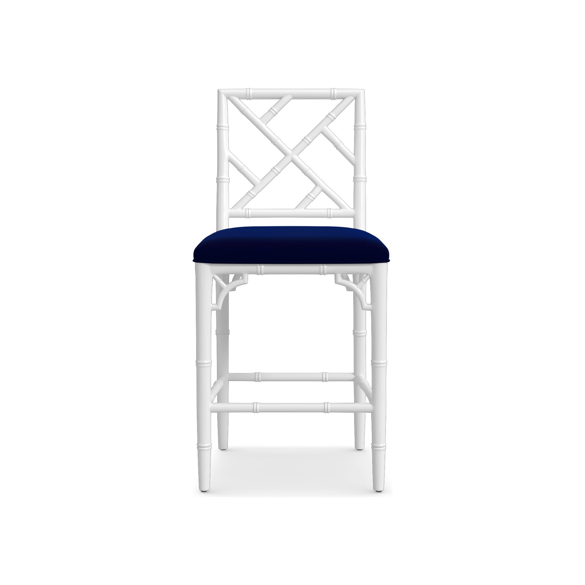 Chippendale Upholstered Bistro Counter Stool