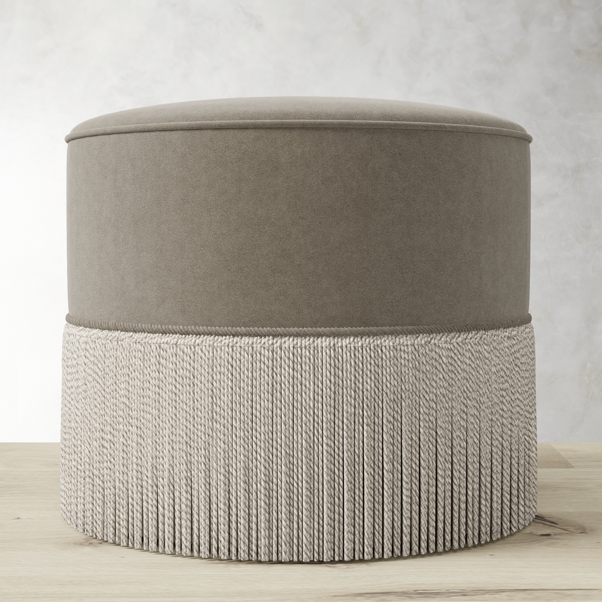 Camile Stool with Samuel & Sons Fringe (21