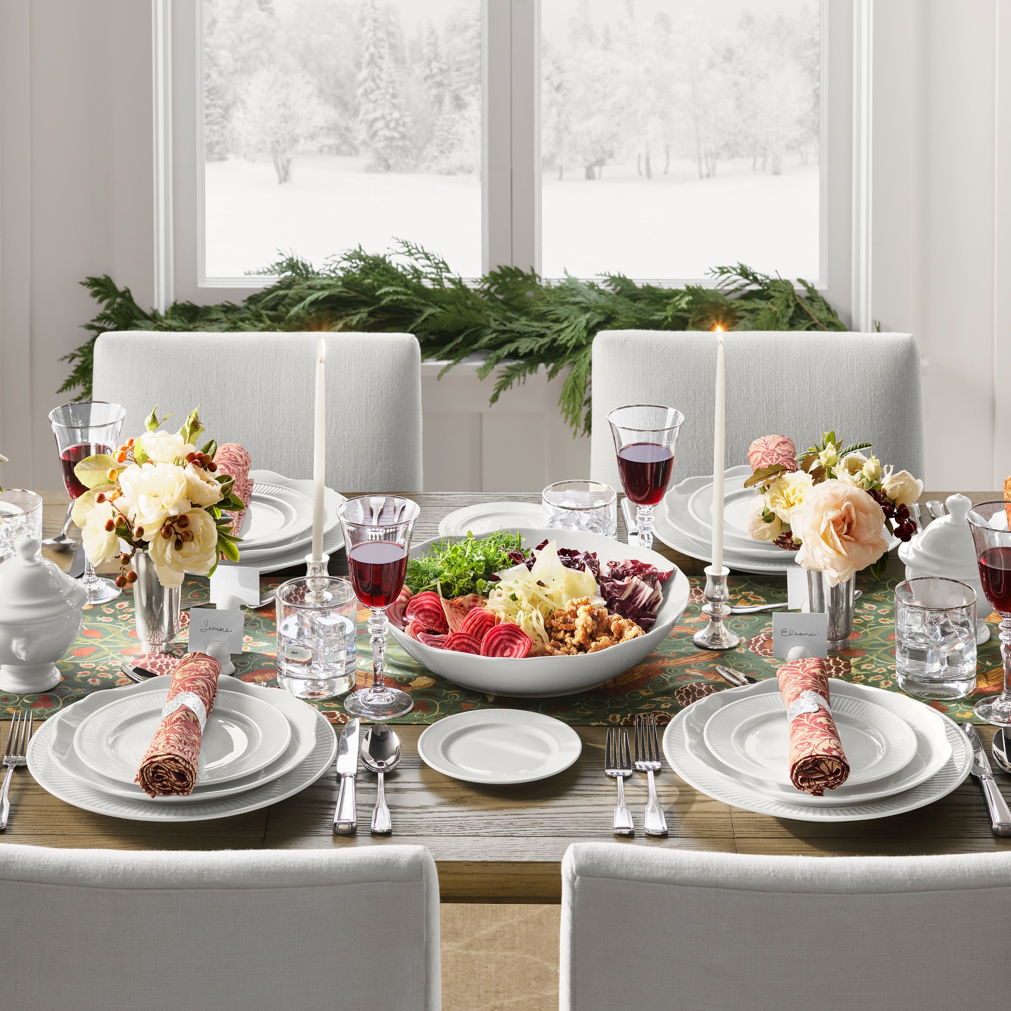 Hammered Cuff Napkin Rings, Set of 4