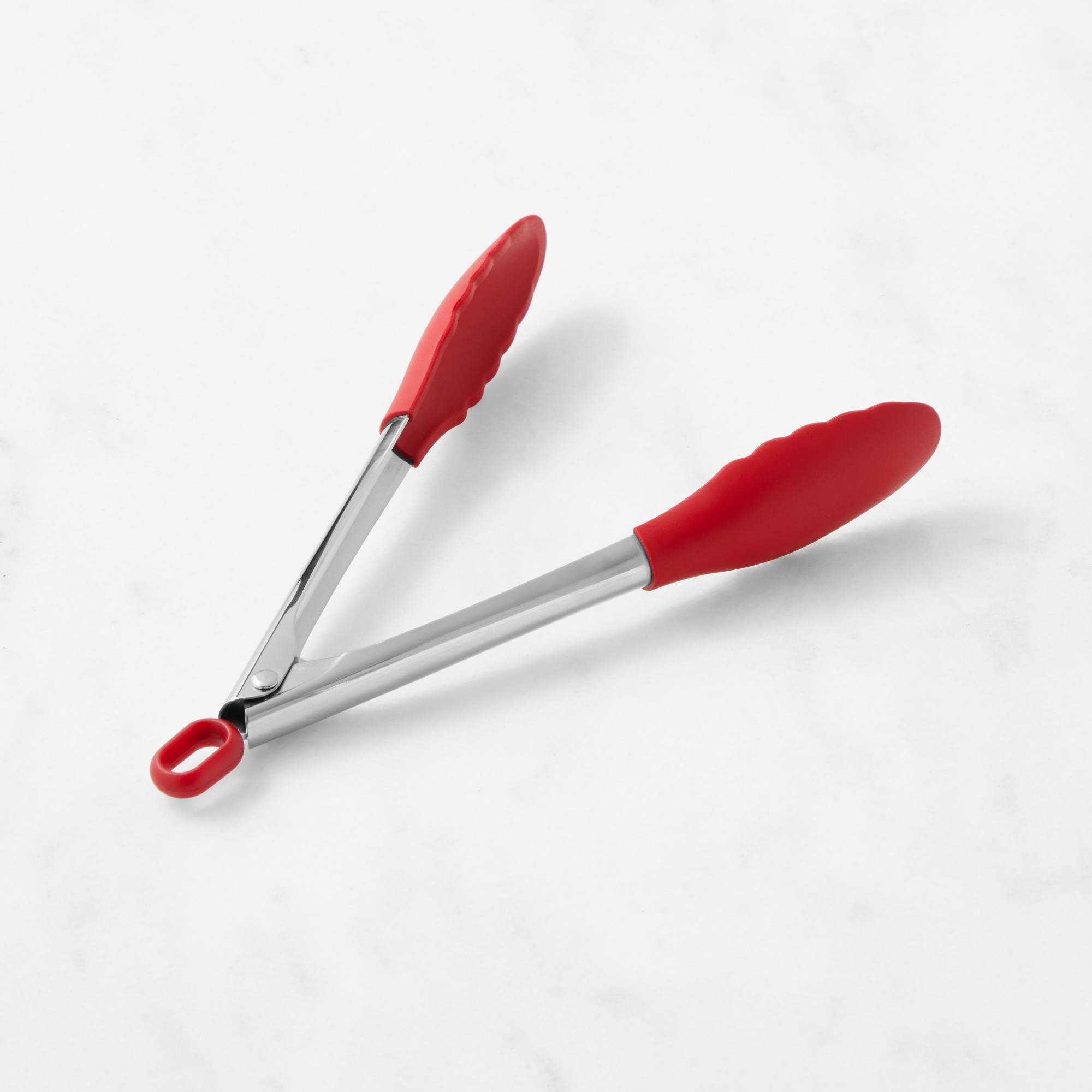 Williams Sonoma Stainless-Steel Silicone Locking Tongs