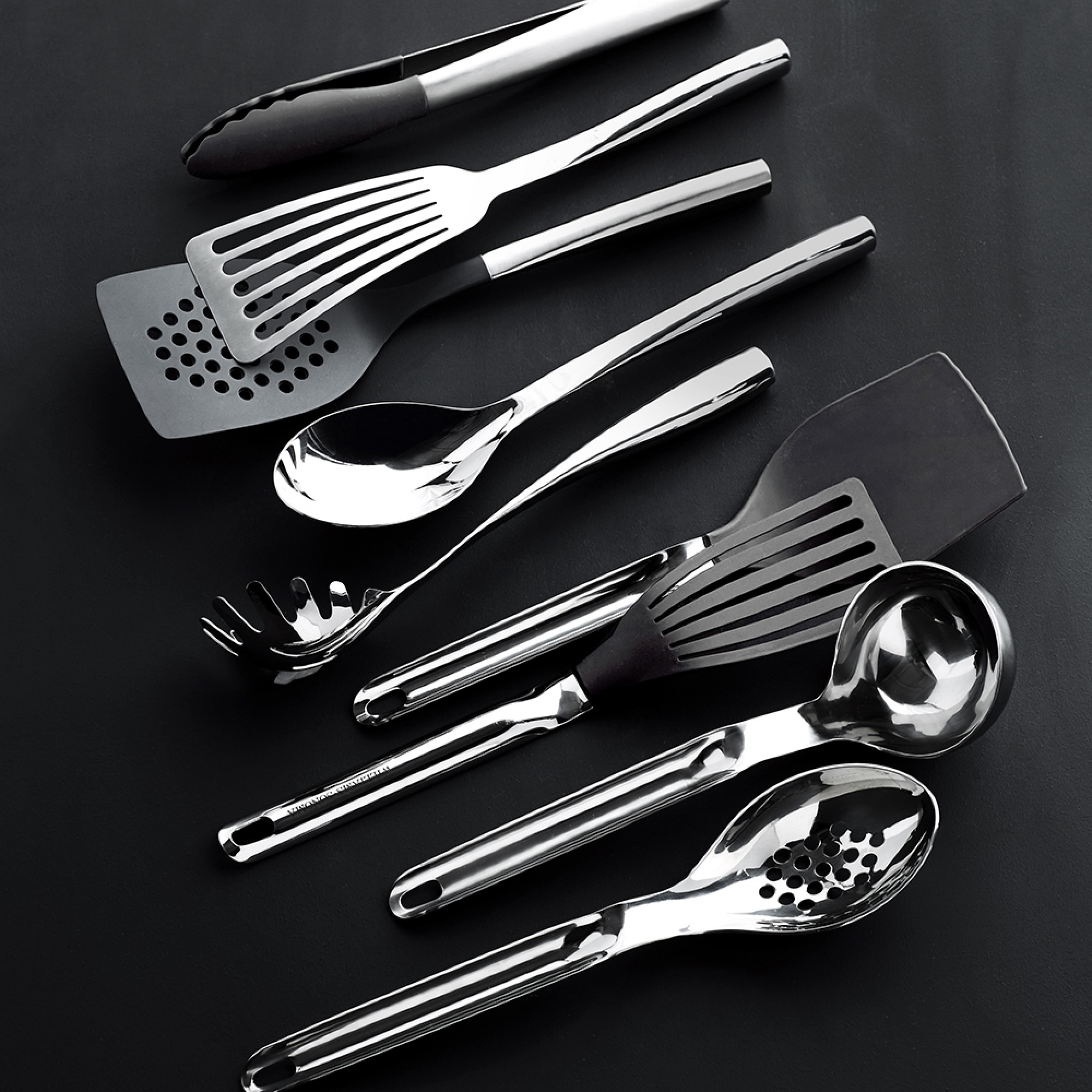 Williams Sonoma Stainless-Steel Silicone Spoon
