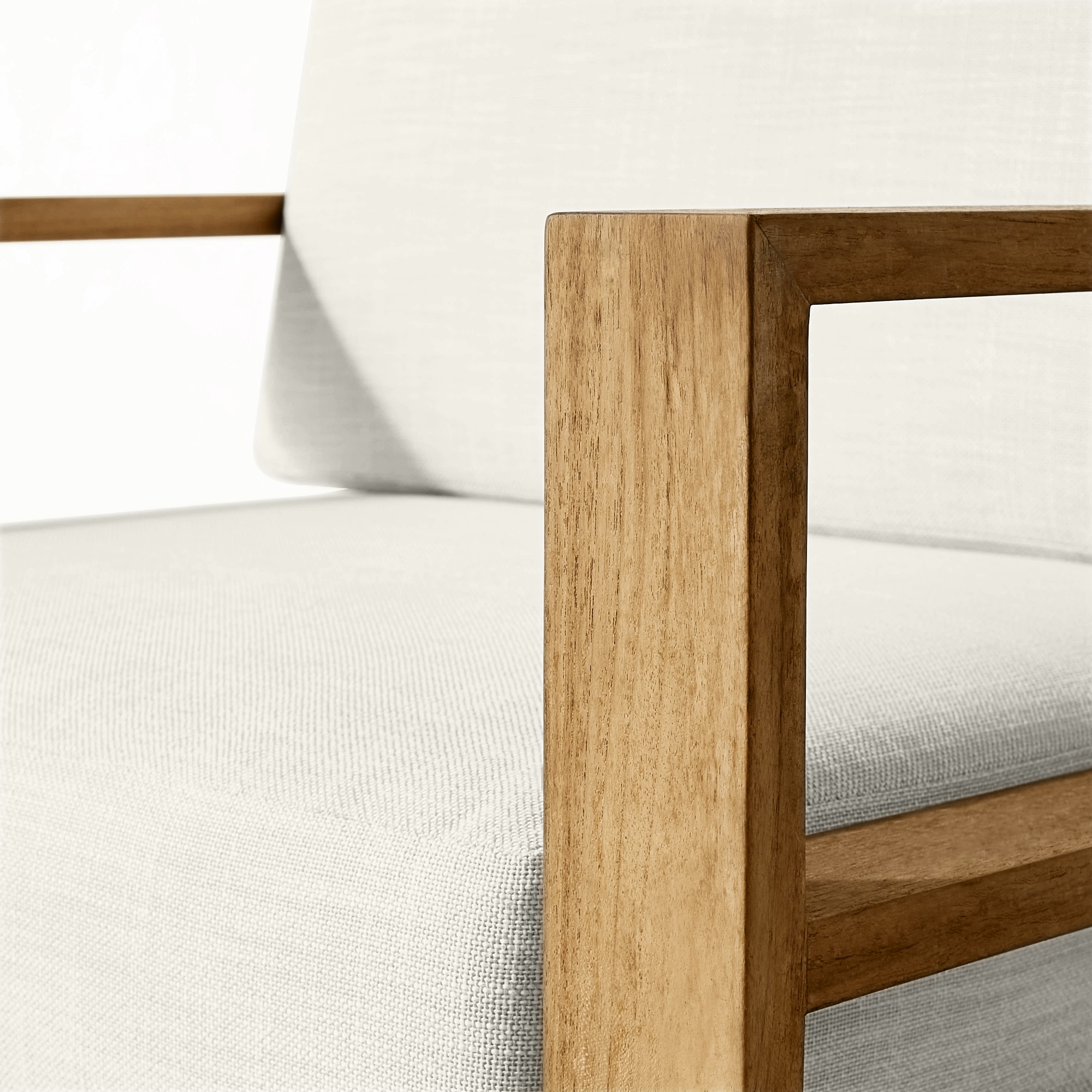 Ojai Outdoor Natural Teak Club Chair