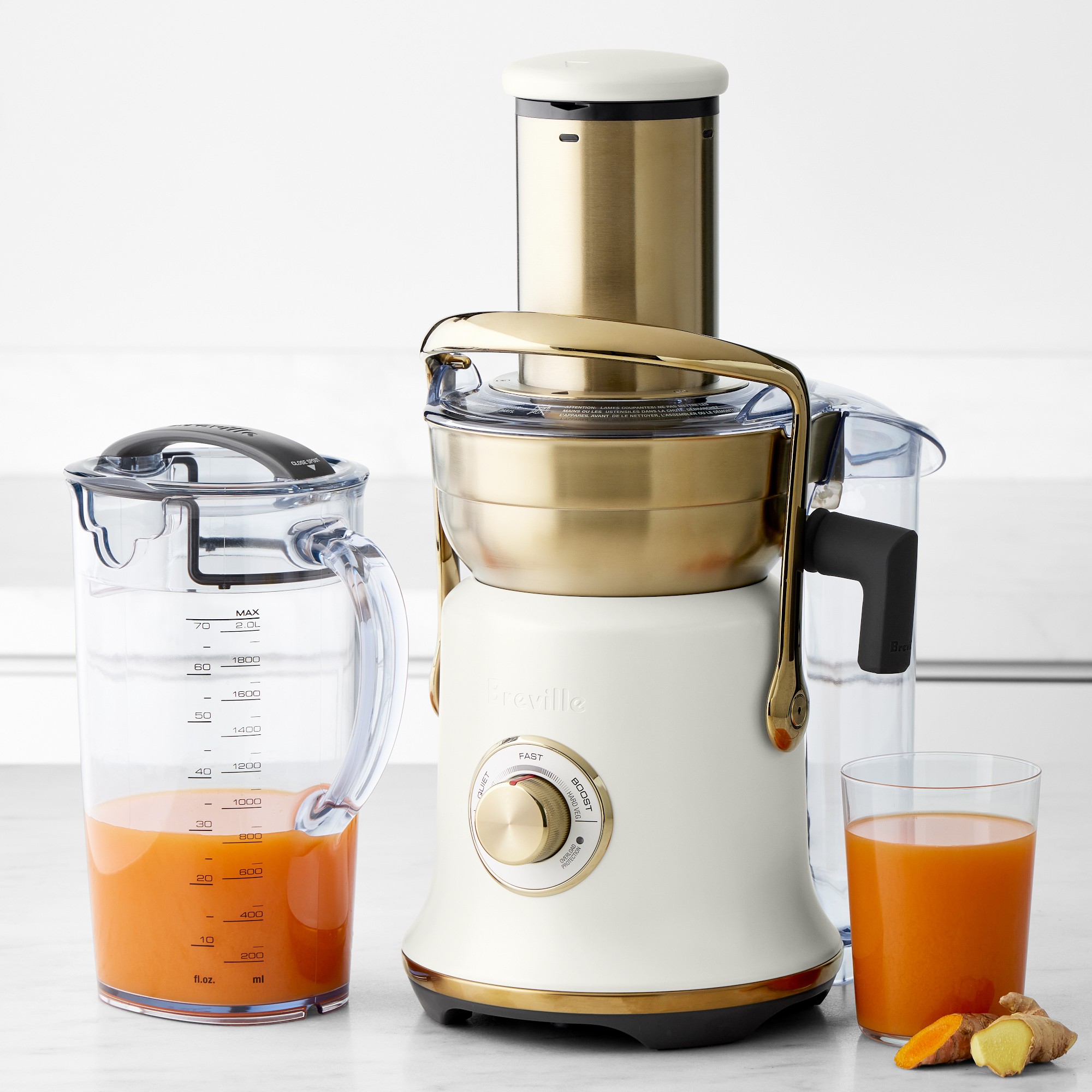 Breville Juice Fountain® Cold, XL Brass Collection