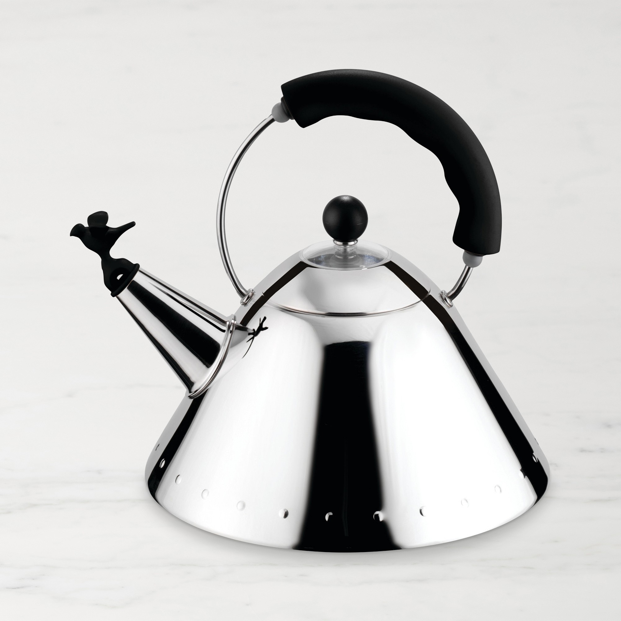 Alessi Michael Graves 9093 Stainless-Steel Tea Kettle