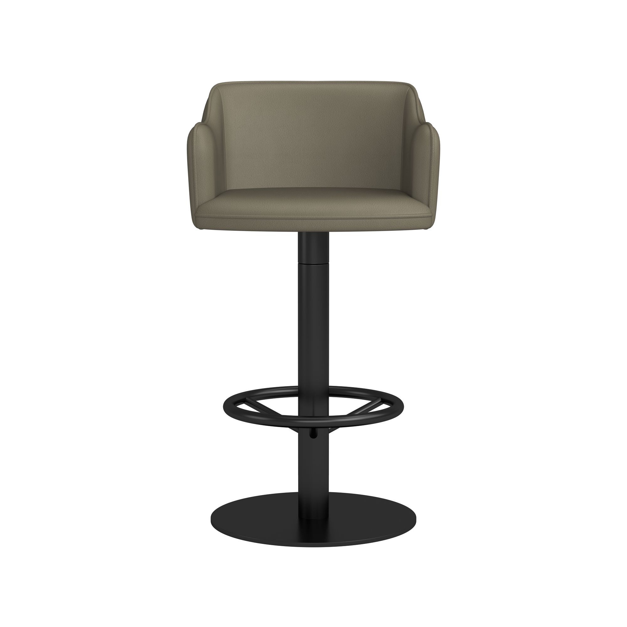 Harding Upholstered Pedestal Counter  & Bar Stool