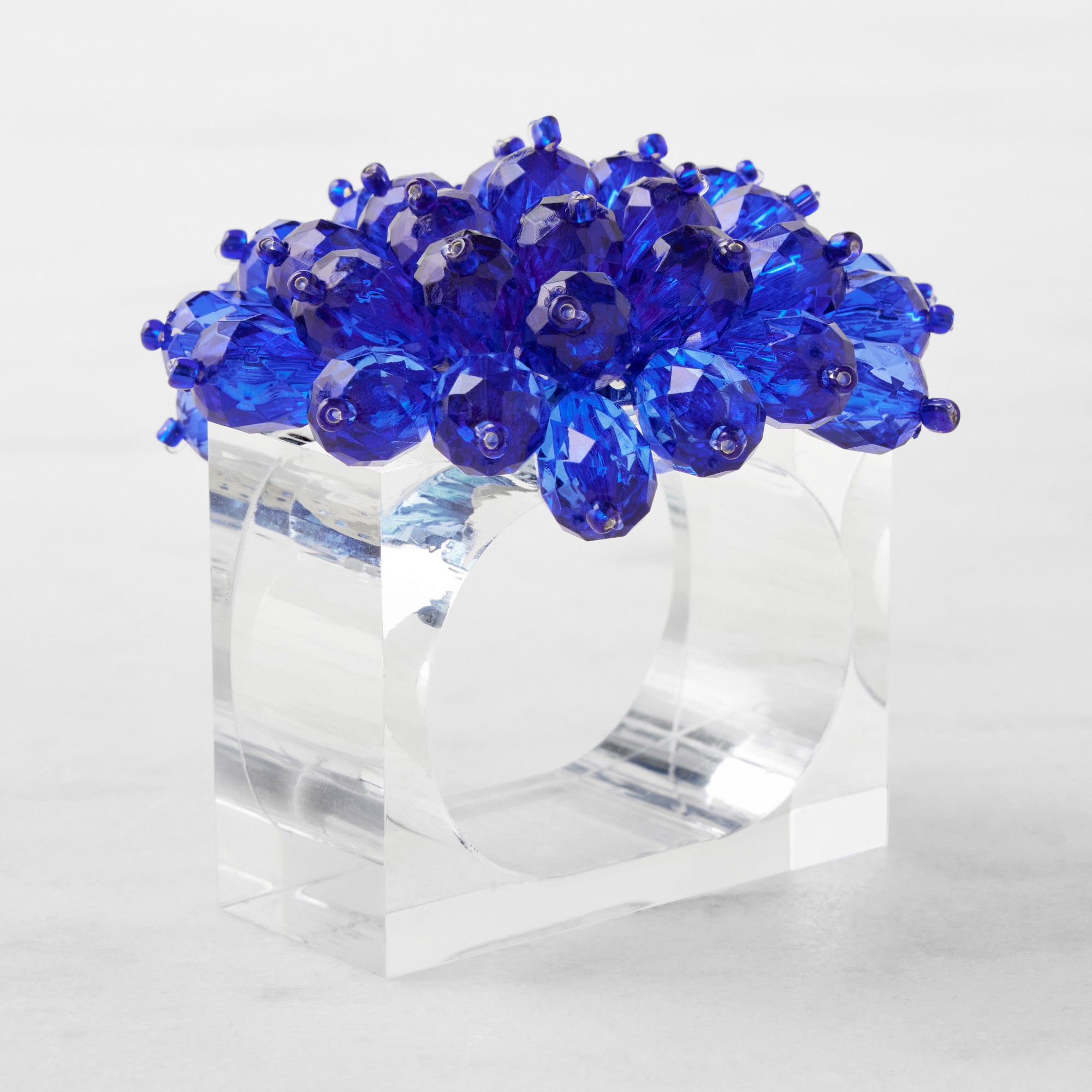 Kim Seybert Zinnia Napkin Rings, Set of 4