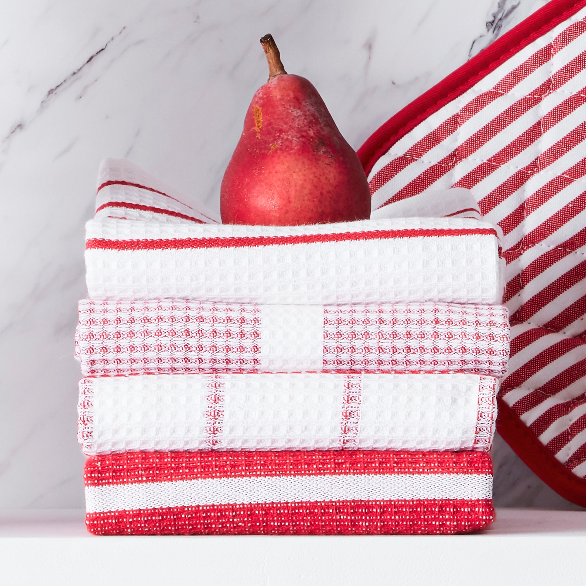 Williams Sonoma Super Absorbent Waffle Weave Towels, Set of 4