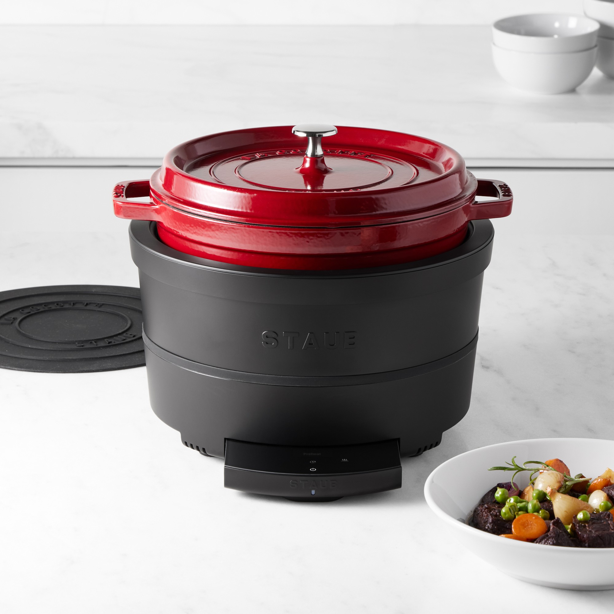 Staub Induction Multi-Cooker with Staub Round Oven