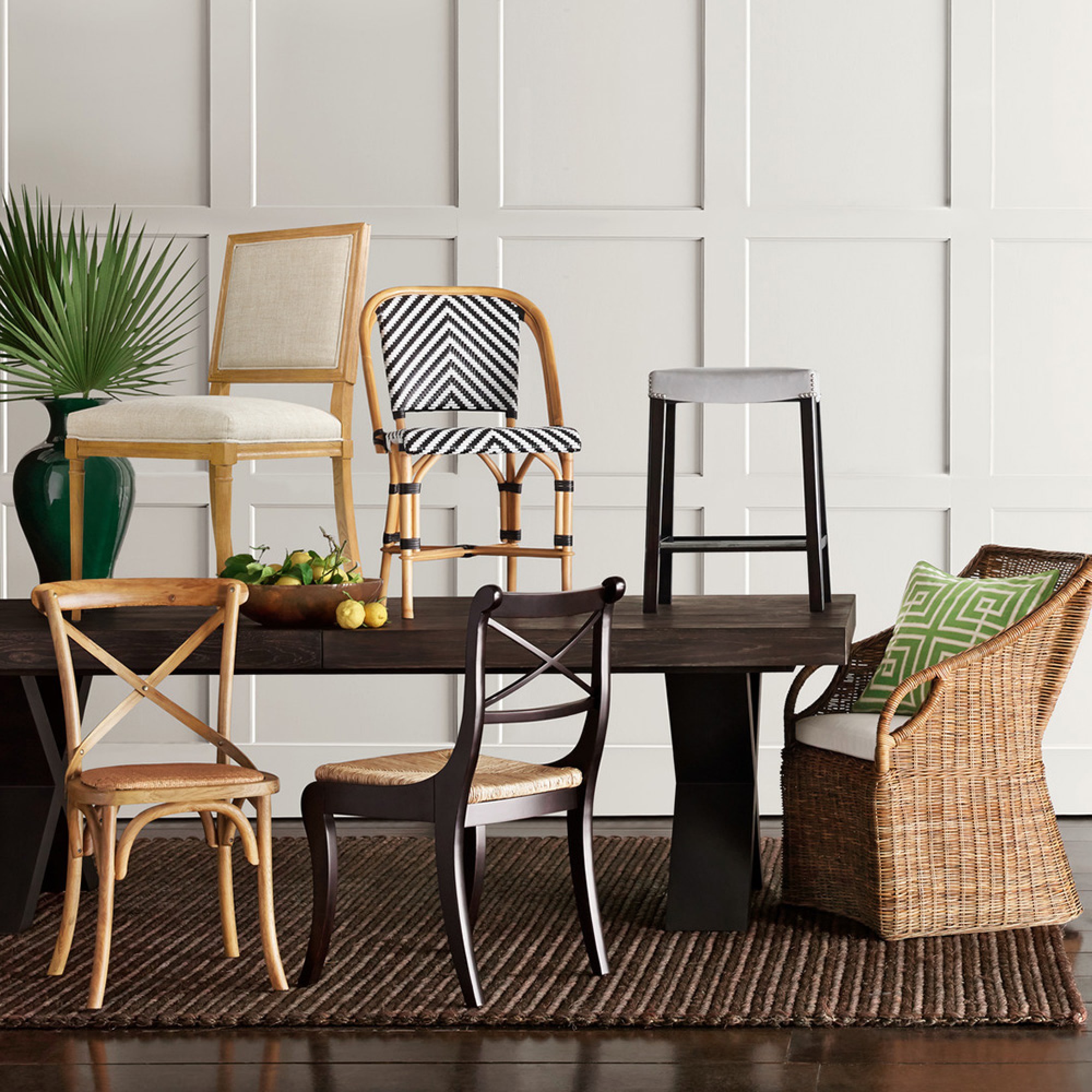 Parisian Bistro Woven Side Chair