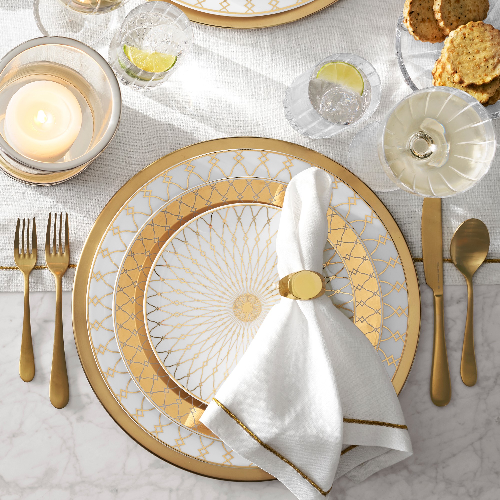 Signet Napkin Rings, Set of 4