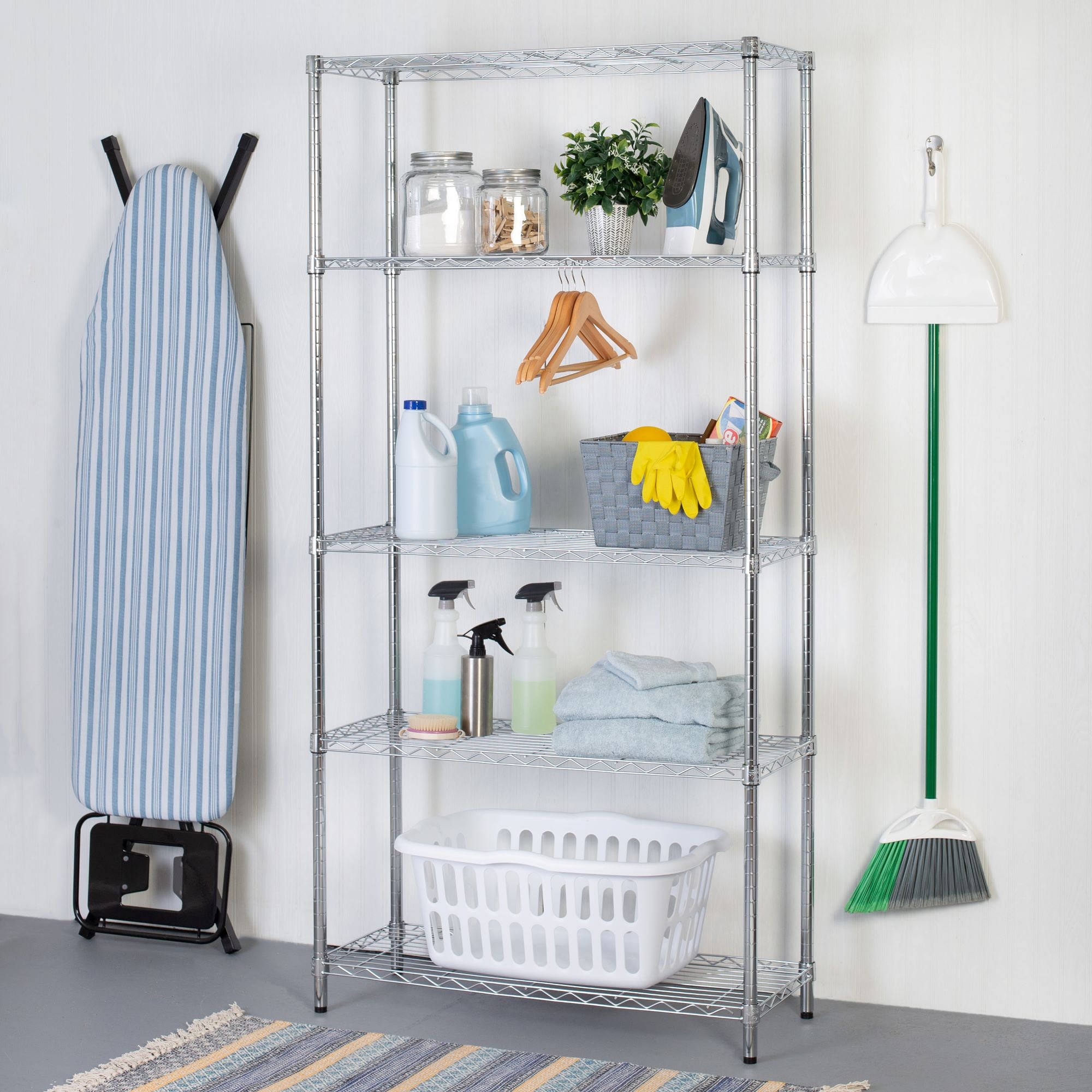 Heavy-Duty Adjustable Storage Shelving