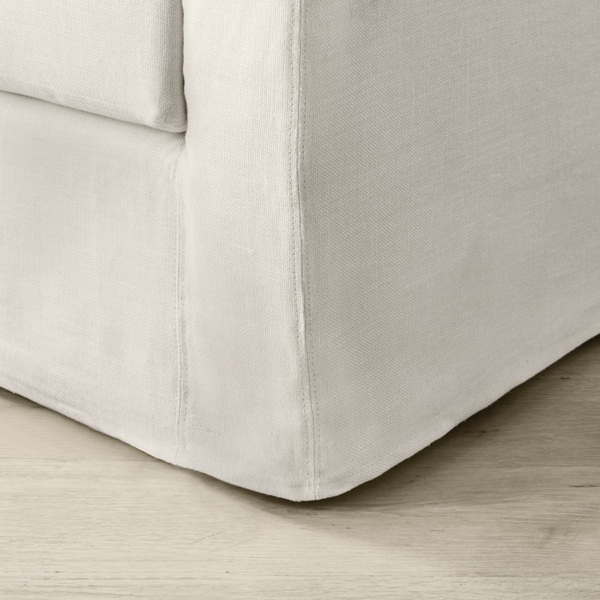 Ghent Slope Arm Slipcovered Swivel Chair