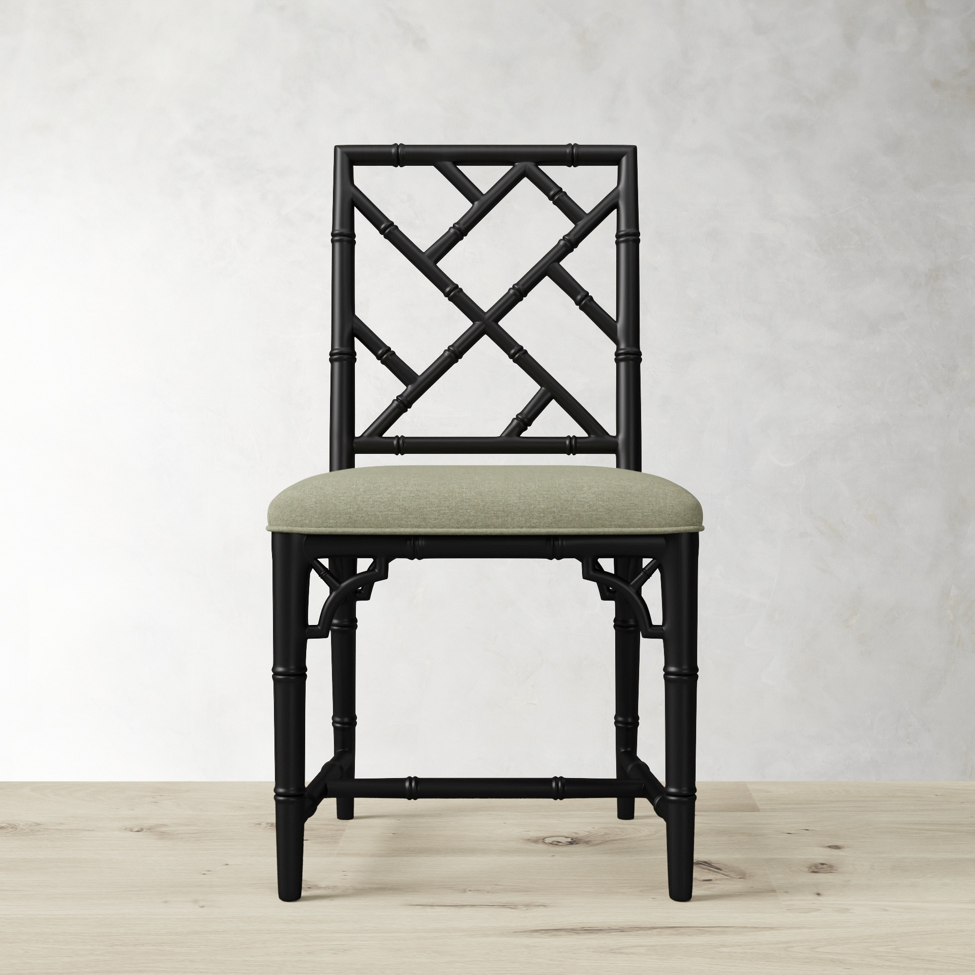 Chippendale Upholstered Bistro Side Chair