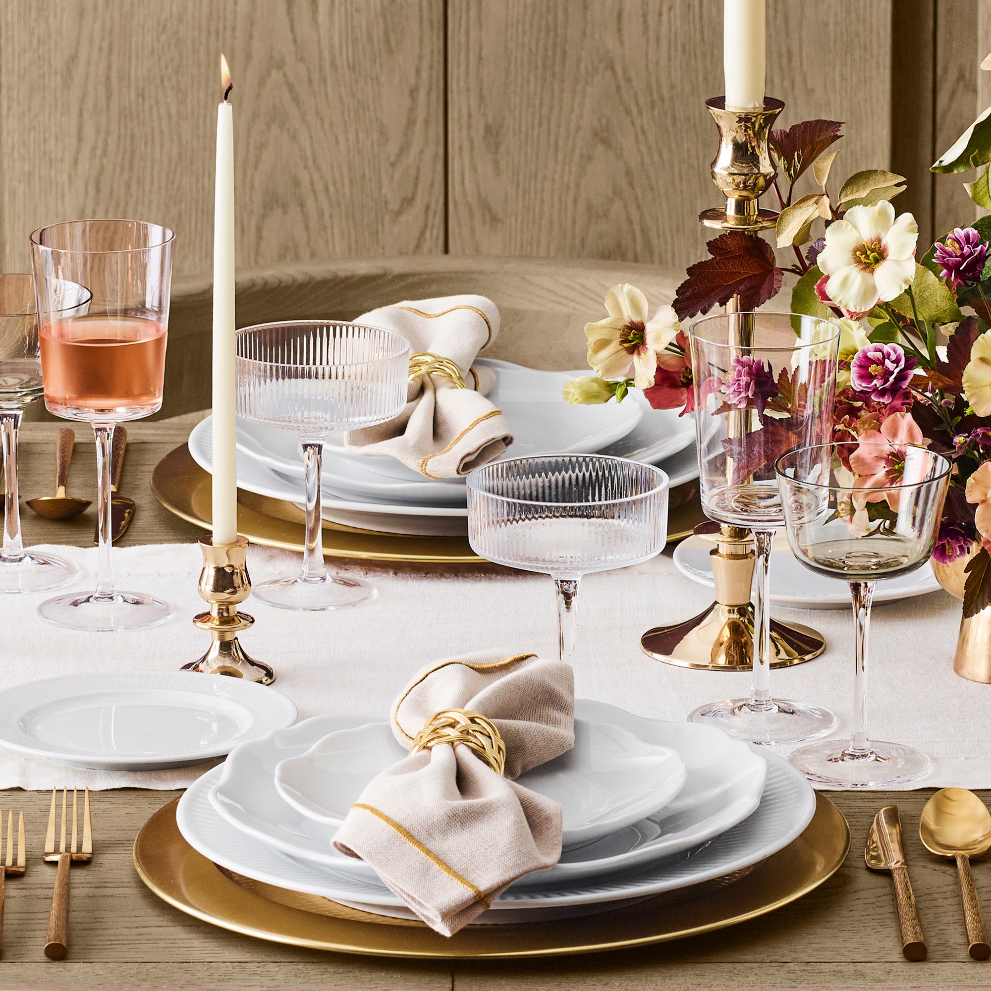 Trellis Napkin Rings, Set of 4