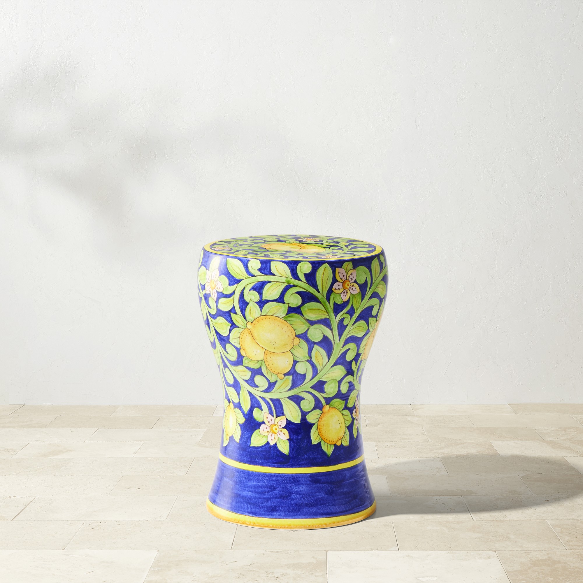 Ceramic Lemon Accent Table (13