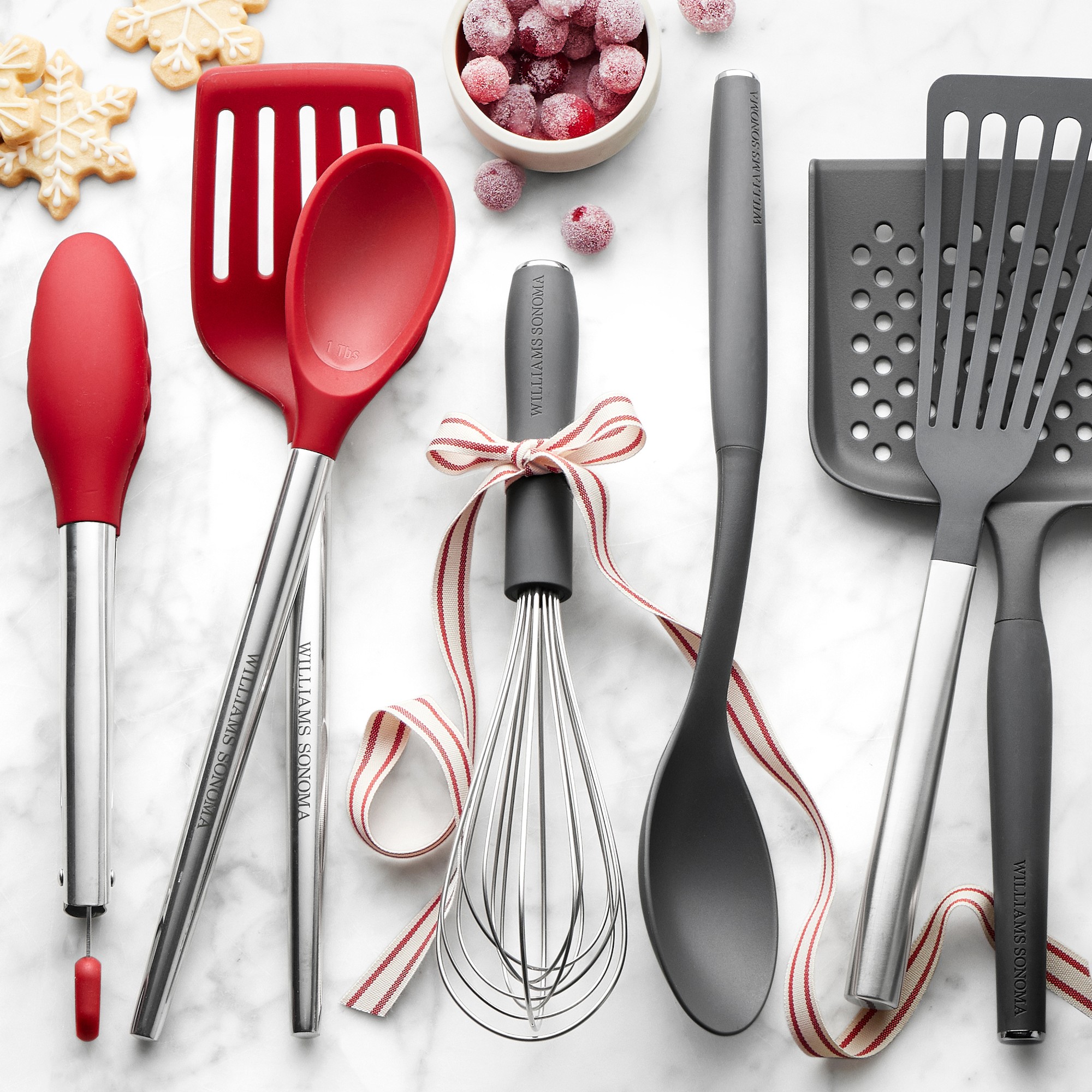 Williams Sonoma Stainless-Steel Silicone Spoon