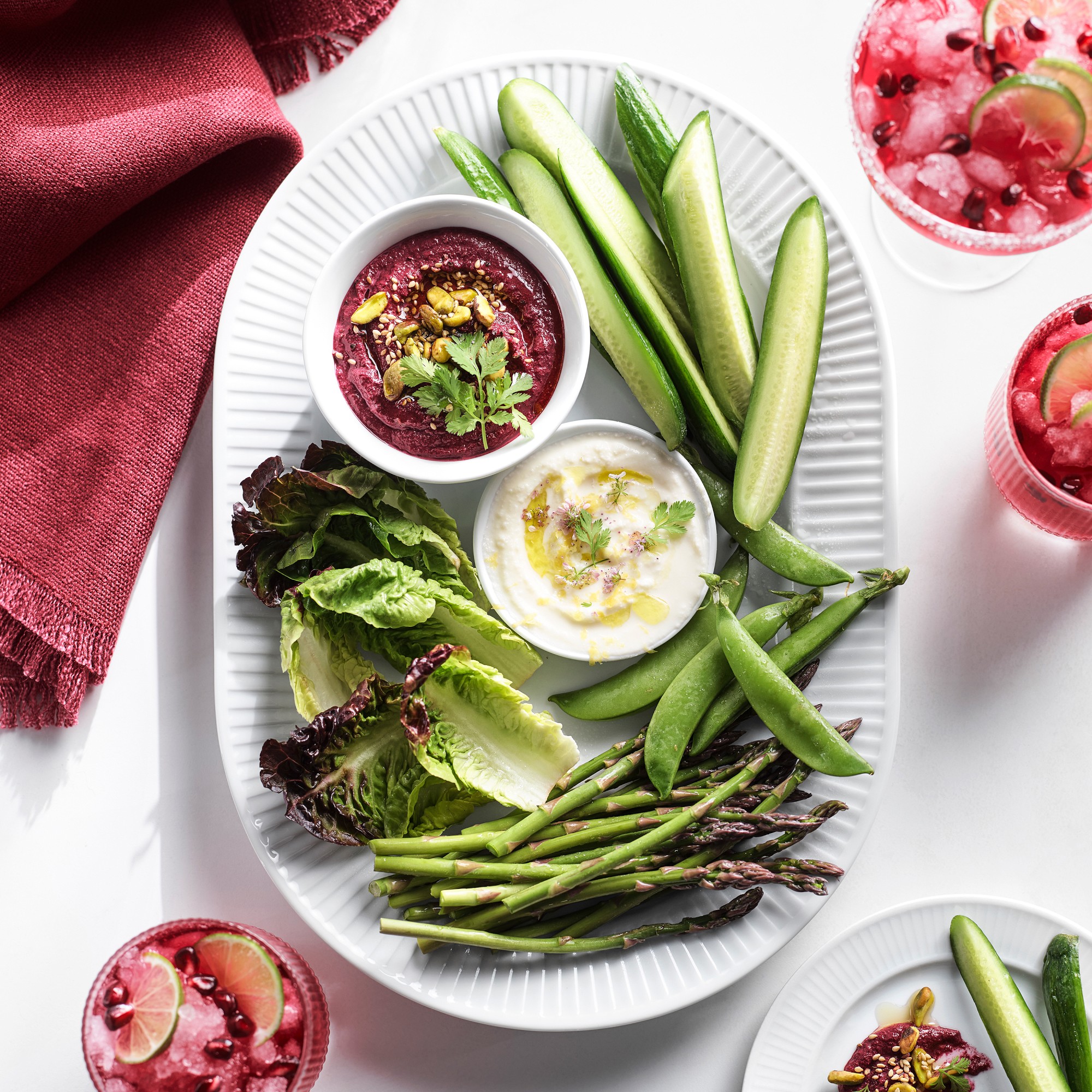 Pillivuyt Plisse Porcelain Oval Platter