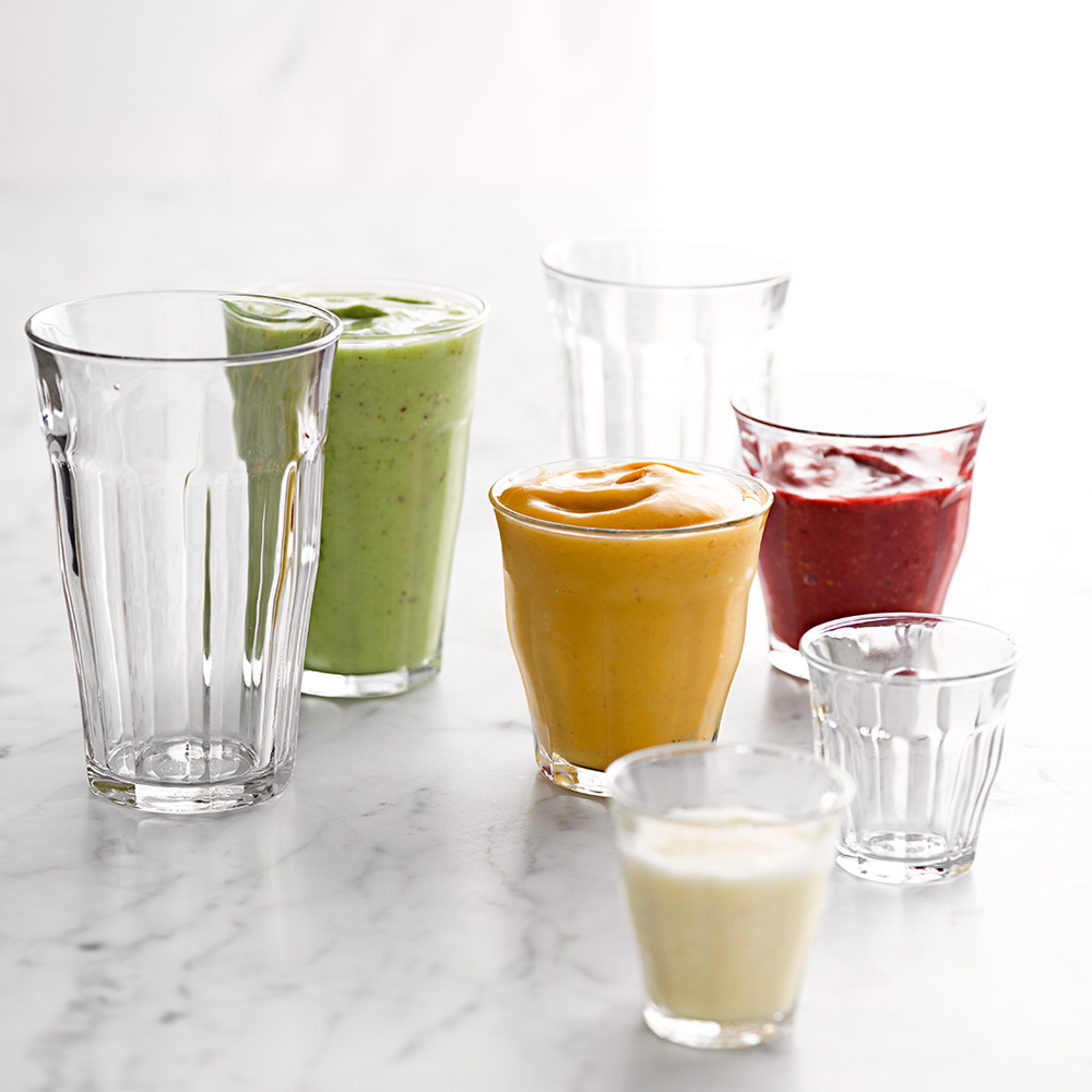 Duralex Picardie Glass Tumblers, 3 oz., Set of 6