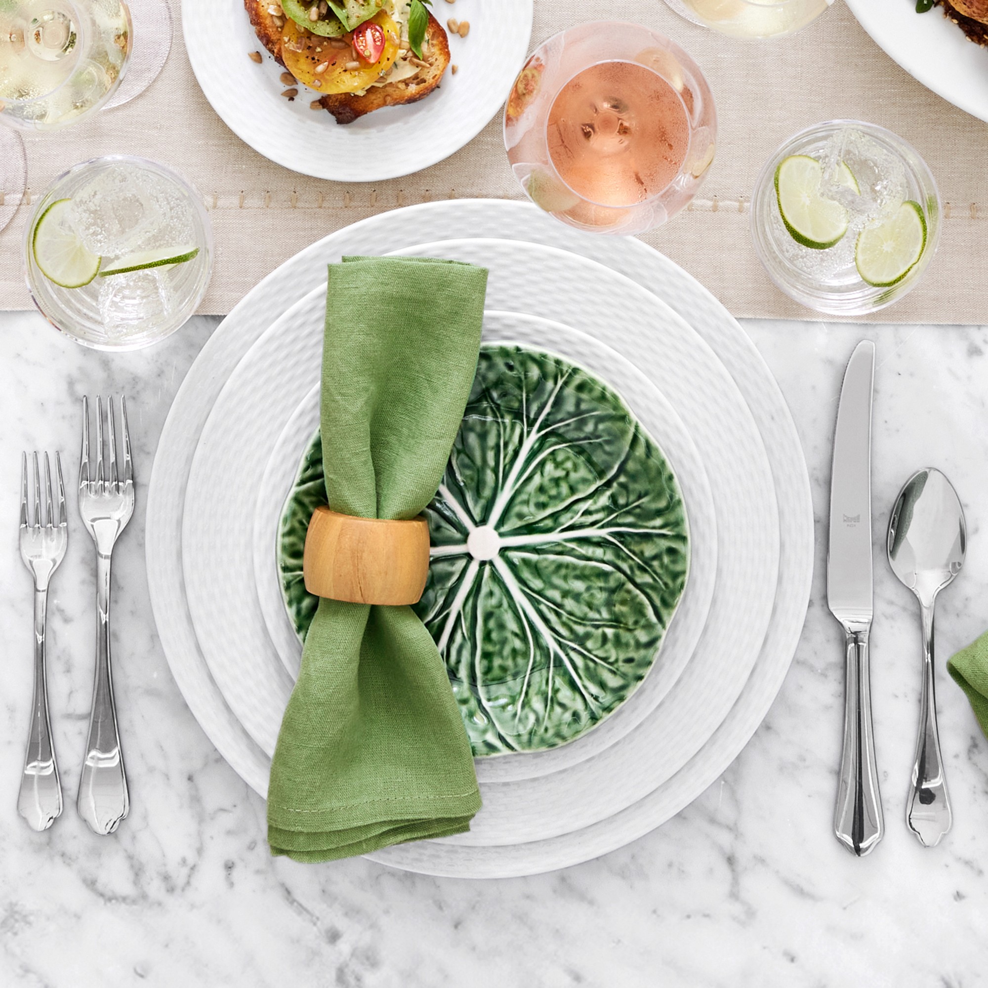 Pillivuyt Basketweave Porcelain Dinner Plates