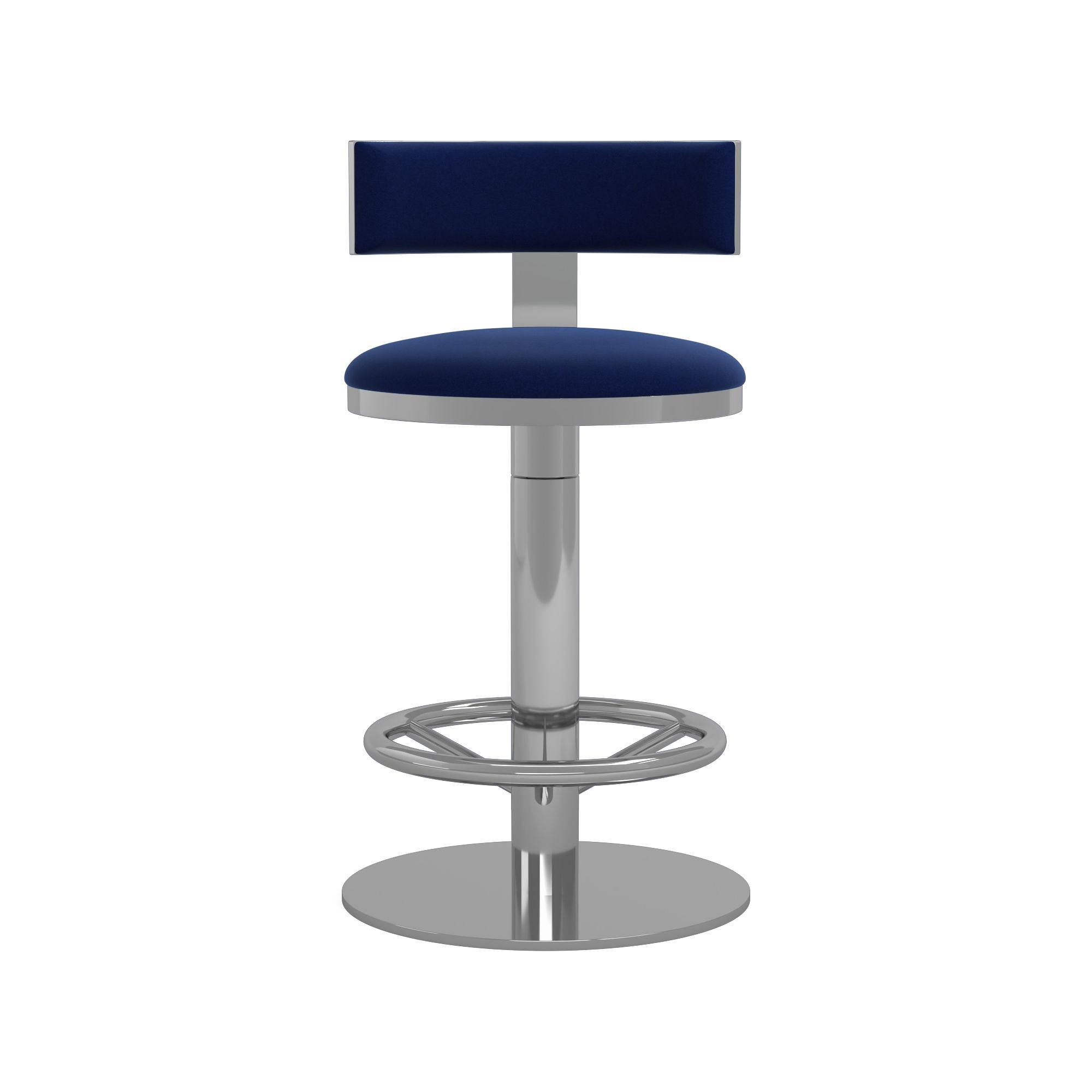 Larkin Upholstered Pedestal Counter & Bar Stool