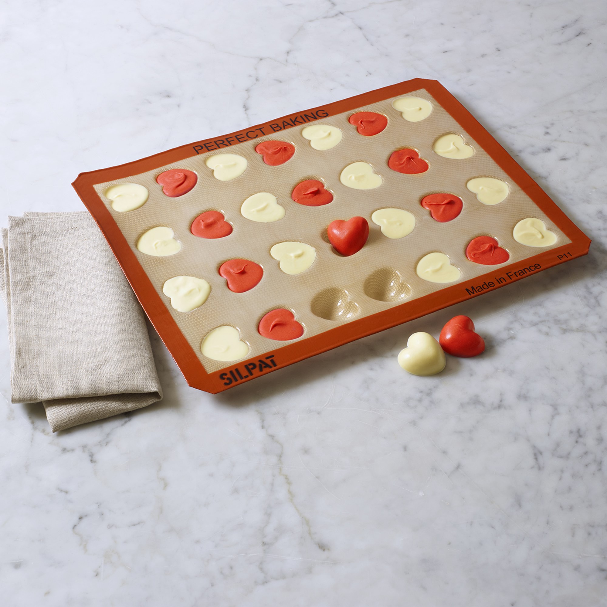 Silpat Nonstick Heart Mold, 28-Well