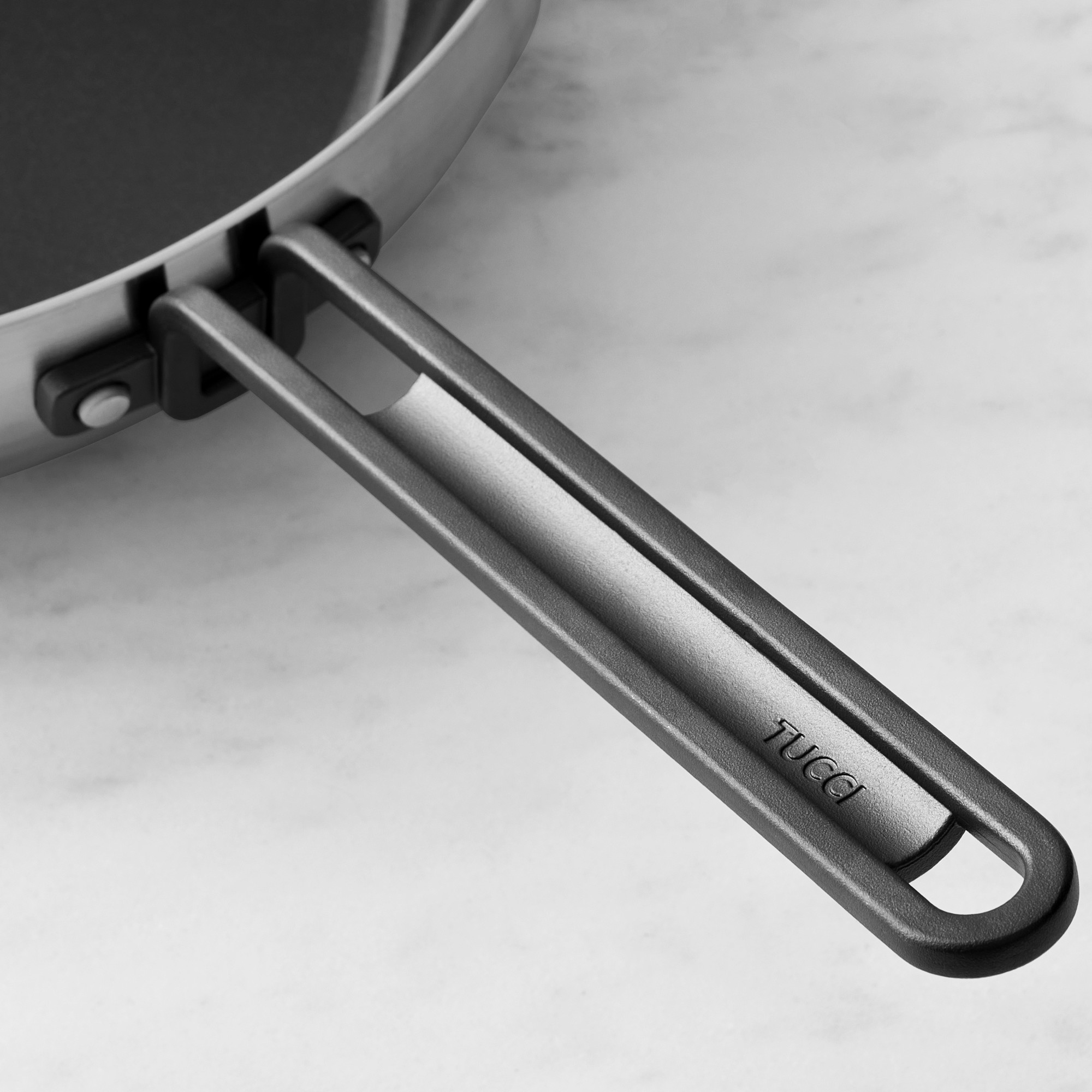 GreenPan™ Stanley Tucci™ Stainless-Steel Ceramic Nonstick Saute Pan, 4-Qt.
