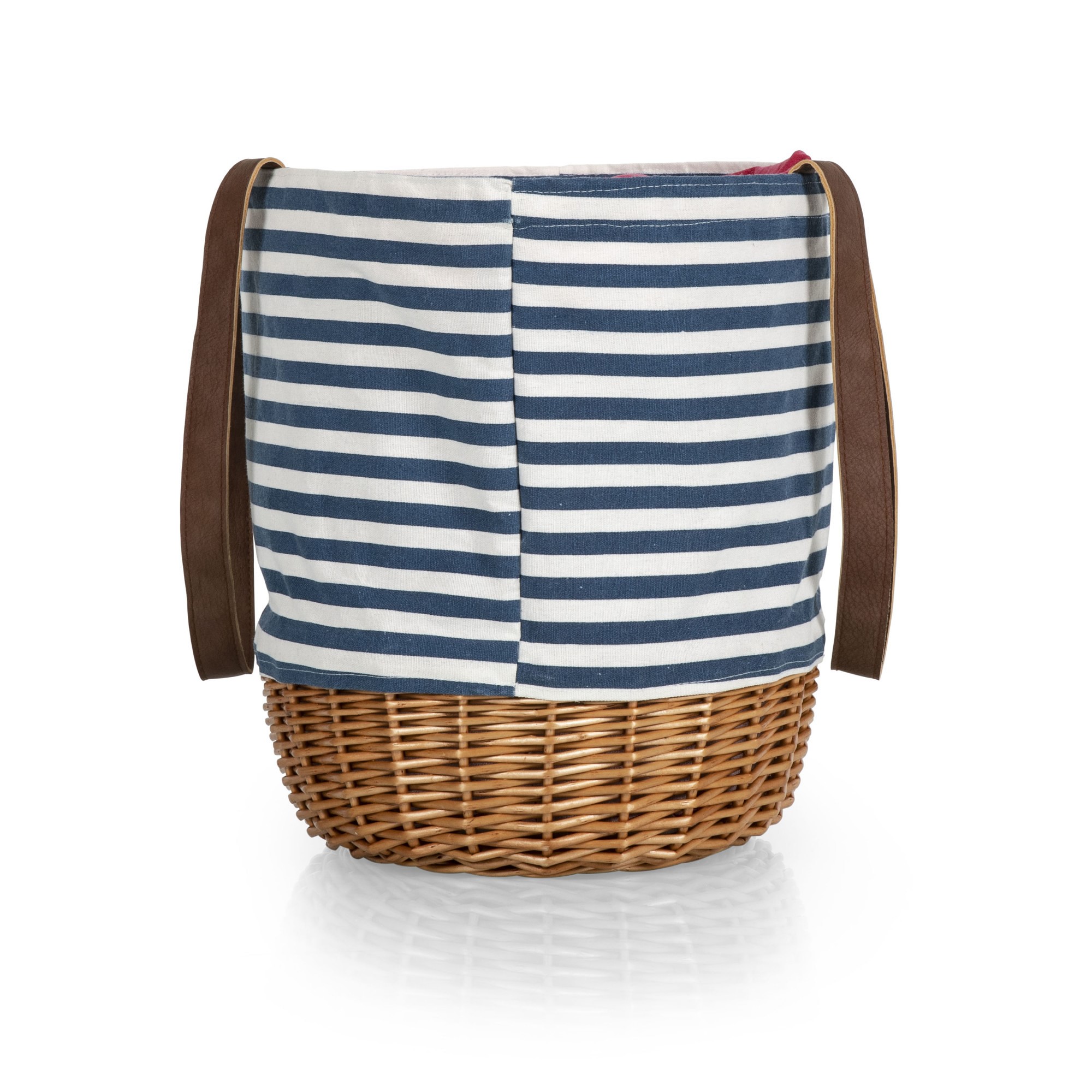 Seville Canvas and Willow Basket Tote