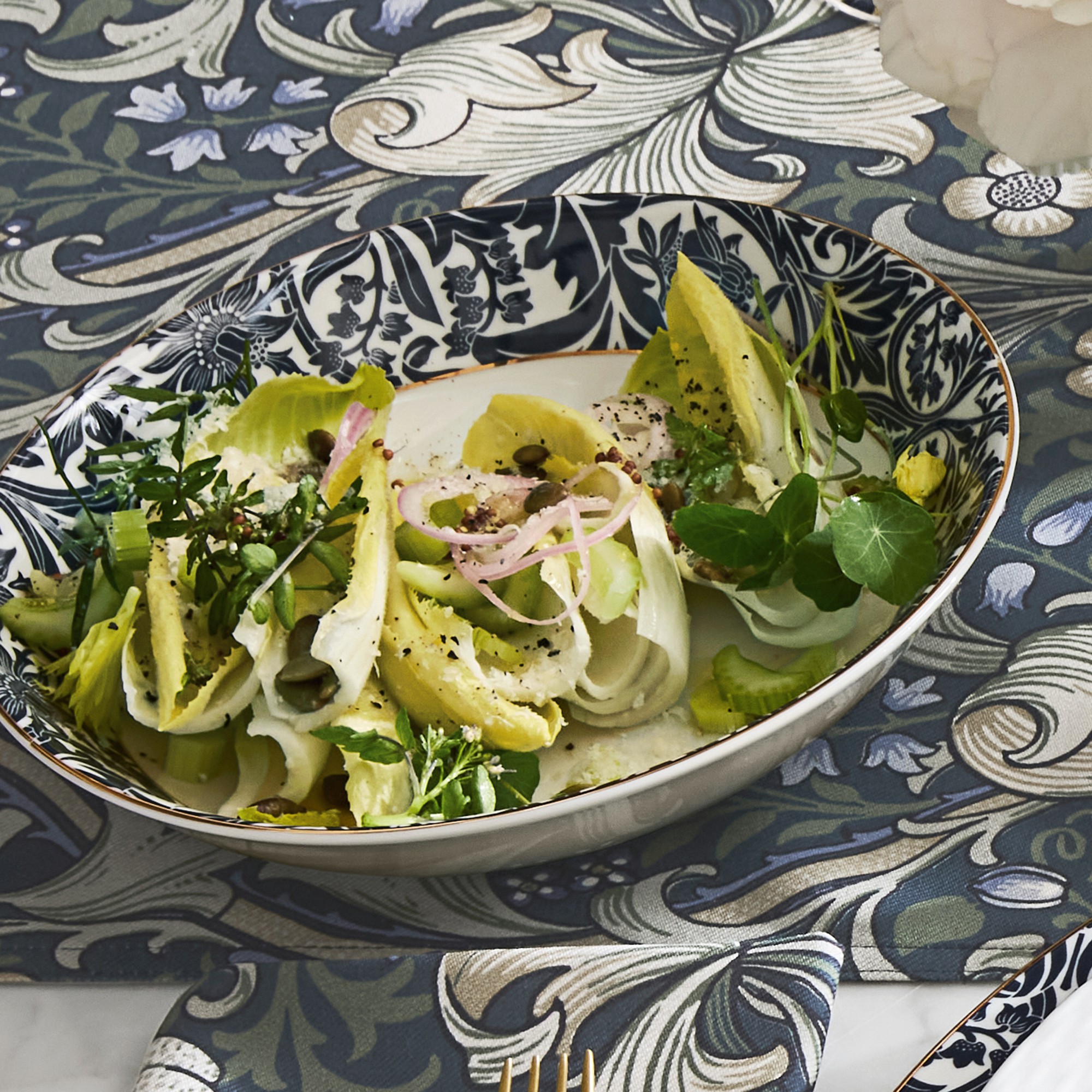 Morris & Co. x Williams Sonoma Golden Lily Napkins, Set of 4