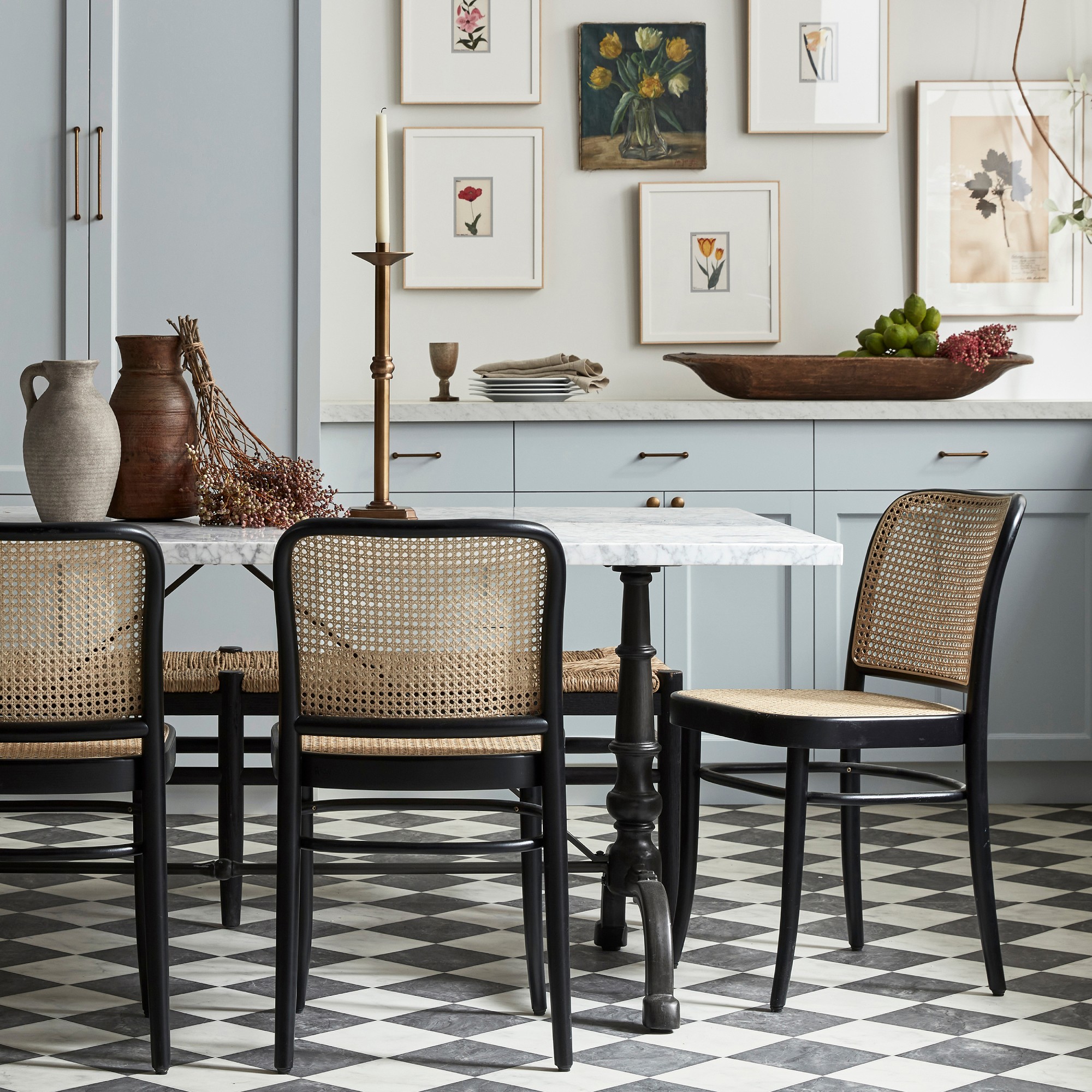 Ton 811 Caned Dining Side Chair