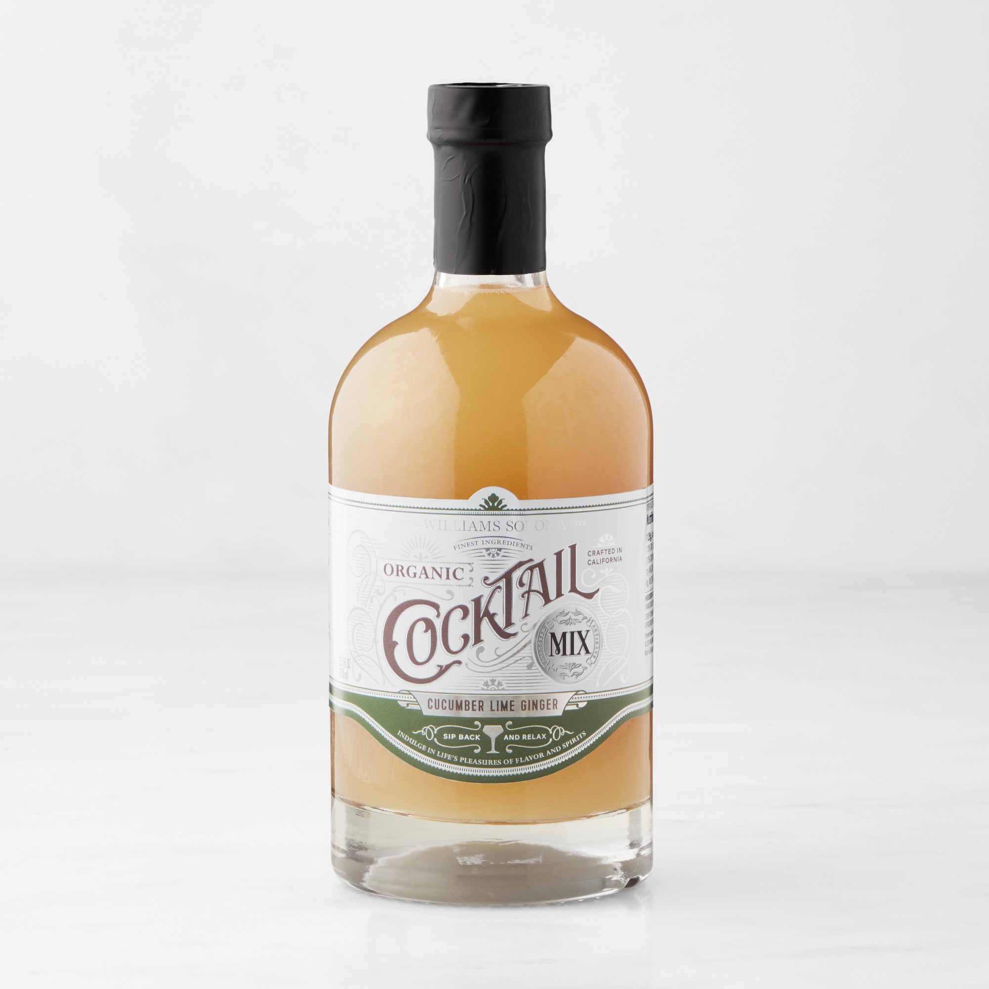 Williams Sonoma Signature Cocktail Mix, Cucumber Lime Ginger