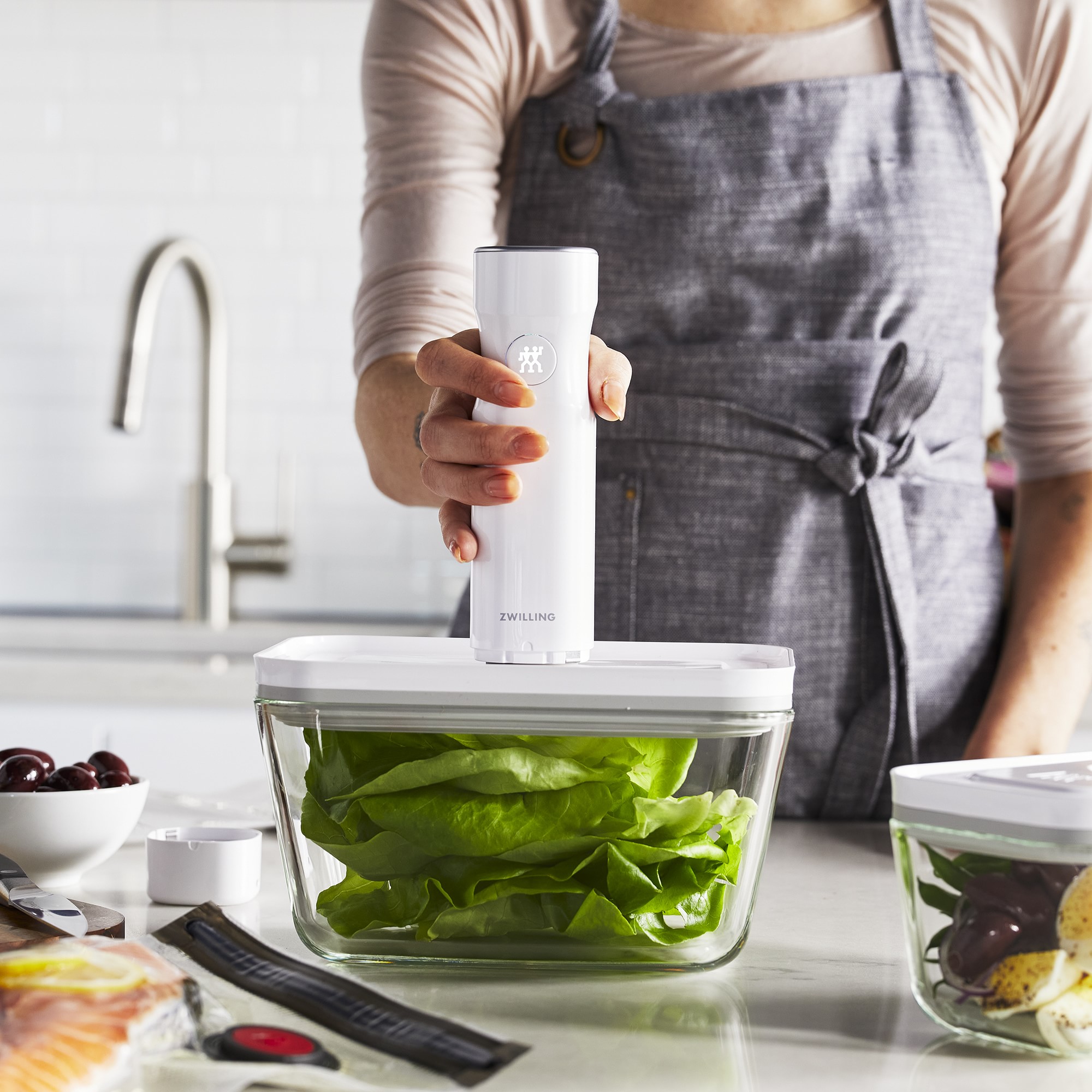 Zwilling Fresh & Save Handheld Vacuum Sealer Machine for Easy Storage