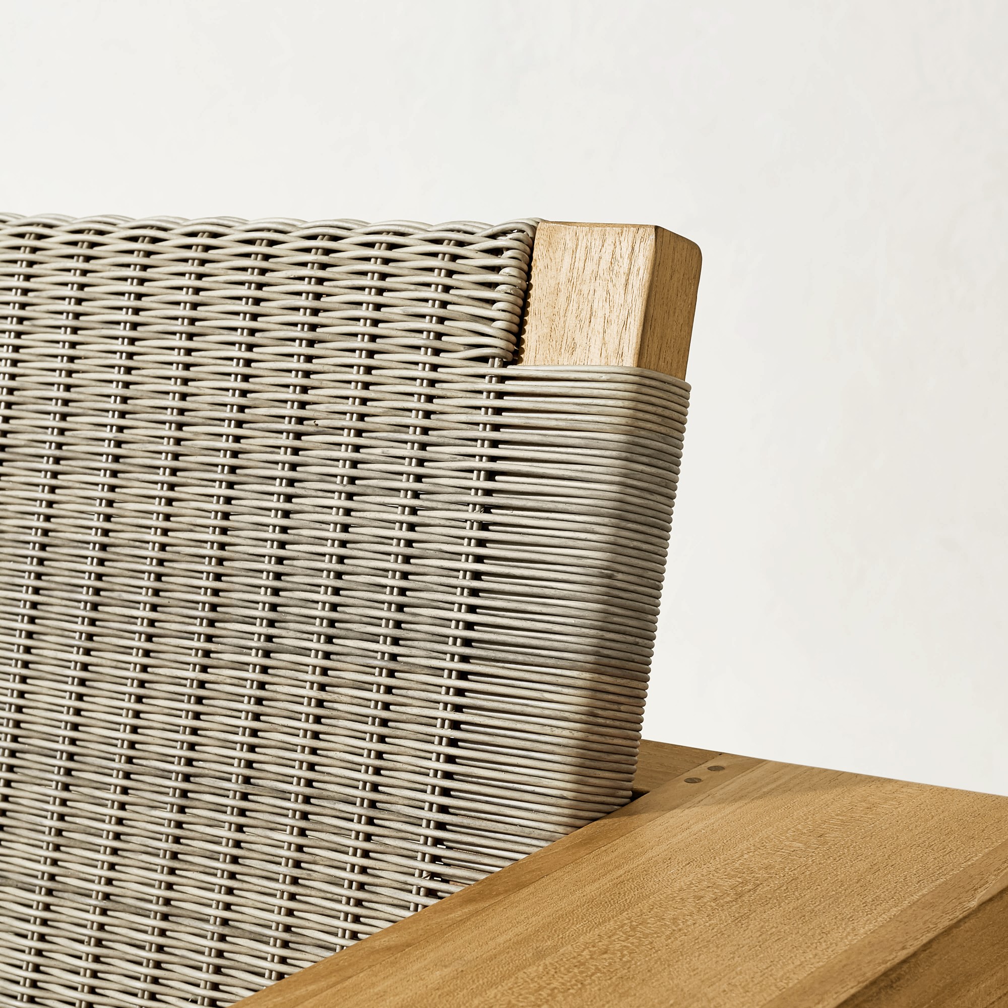 Larnaca Outdoor Teak x All-Weather Weave Sofa (68