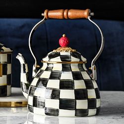 MacKenzie-Childs Courtly Check Tea Kettle