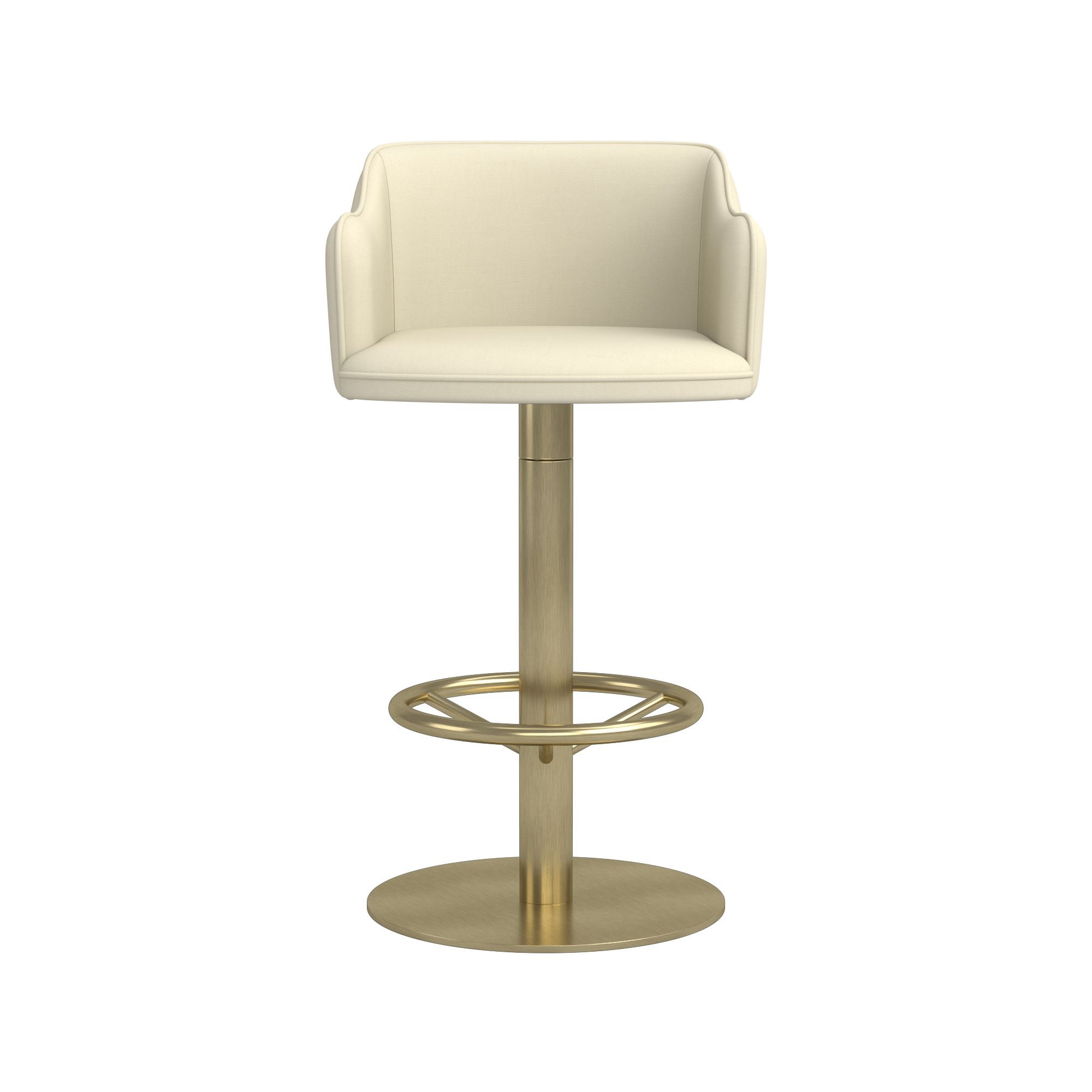 Harding Upholstered Pedestal Counter  & Bar Stool