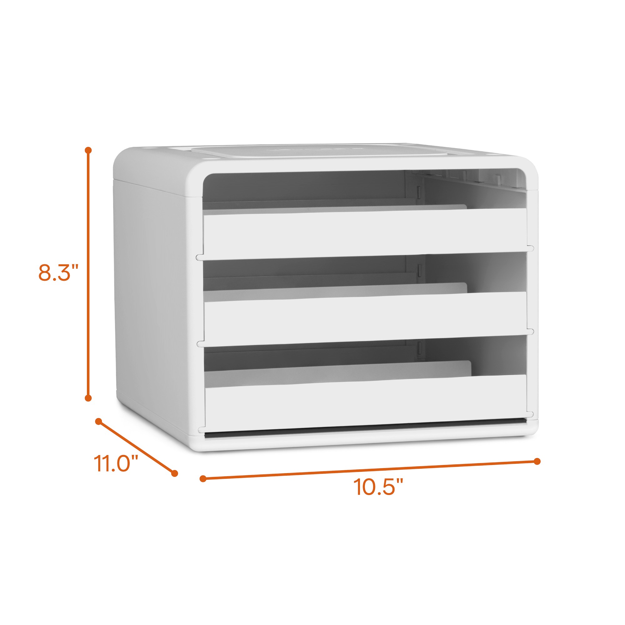 YouCopia SpiceStack Spice Bottle Organizer, White