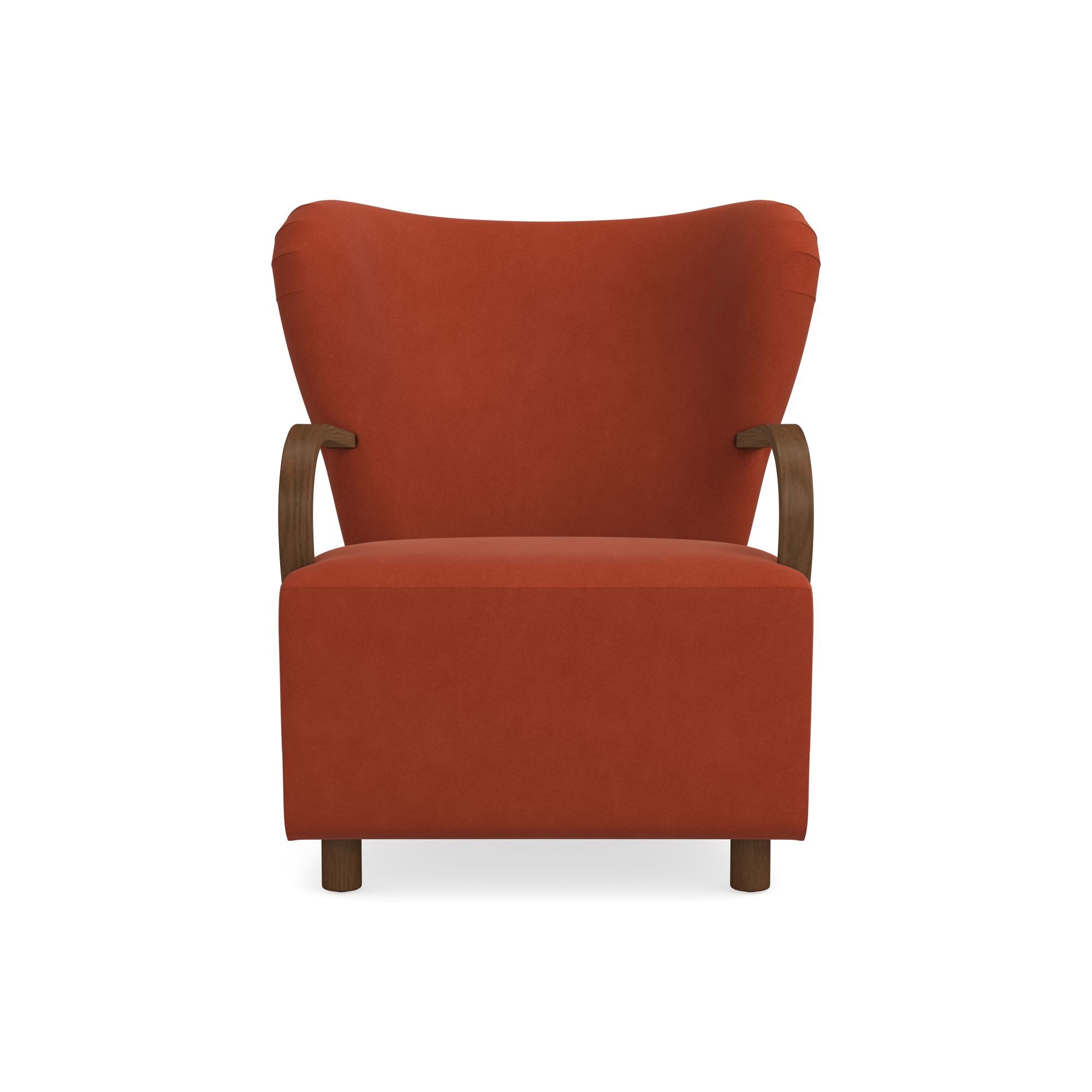 Corban Bentwood Upholstered Occasional Chair