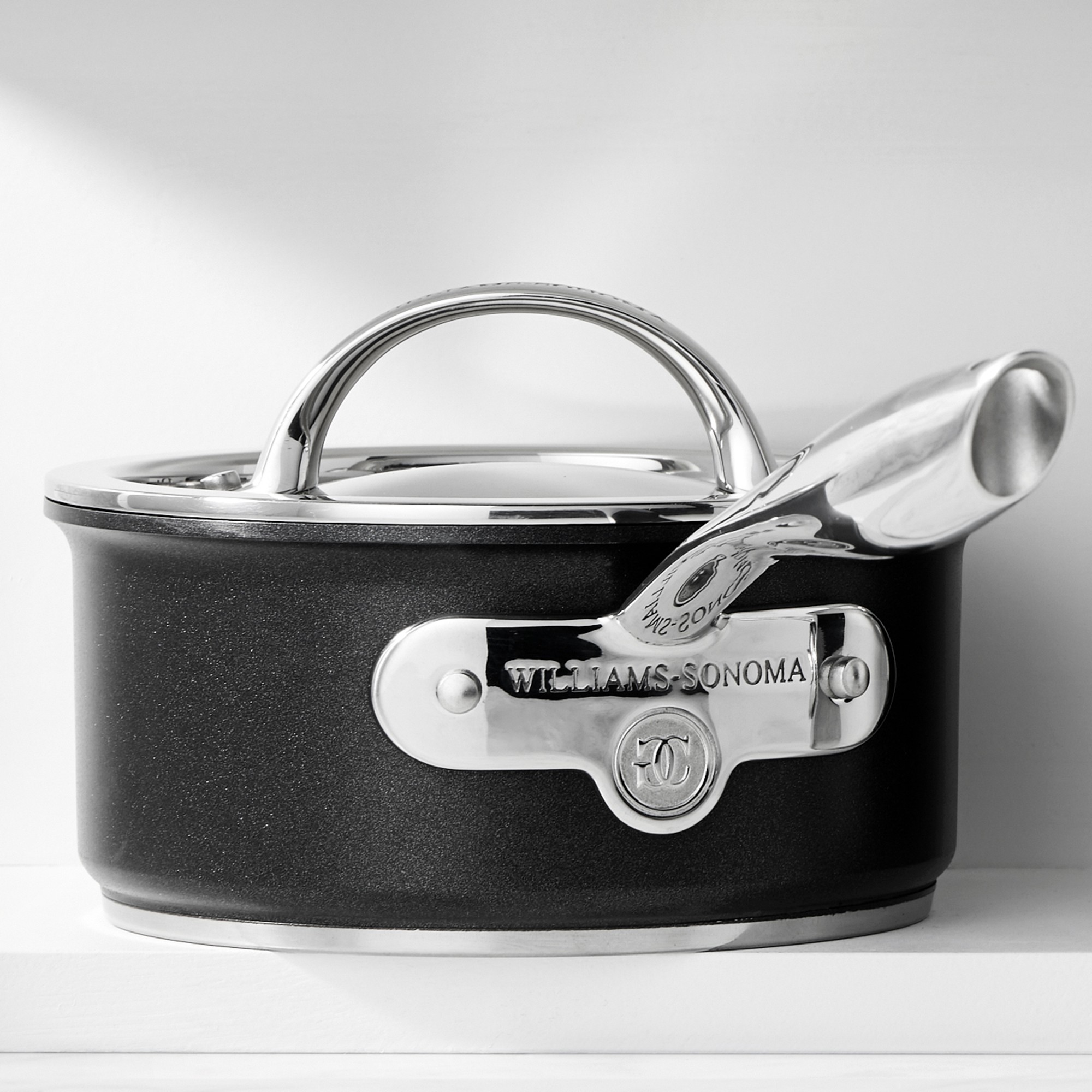Williams Sonoma Signature Thermo-Clad™ Nonstick Covered Saucepan