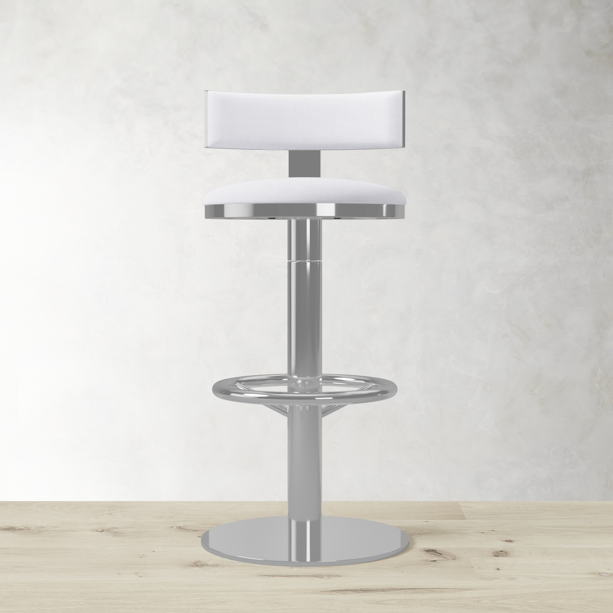 Larkin Upholstered Pedestal Counter & Bar Stool