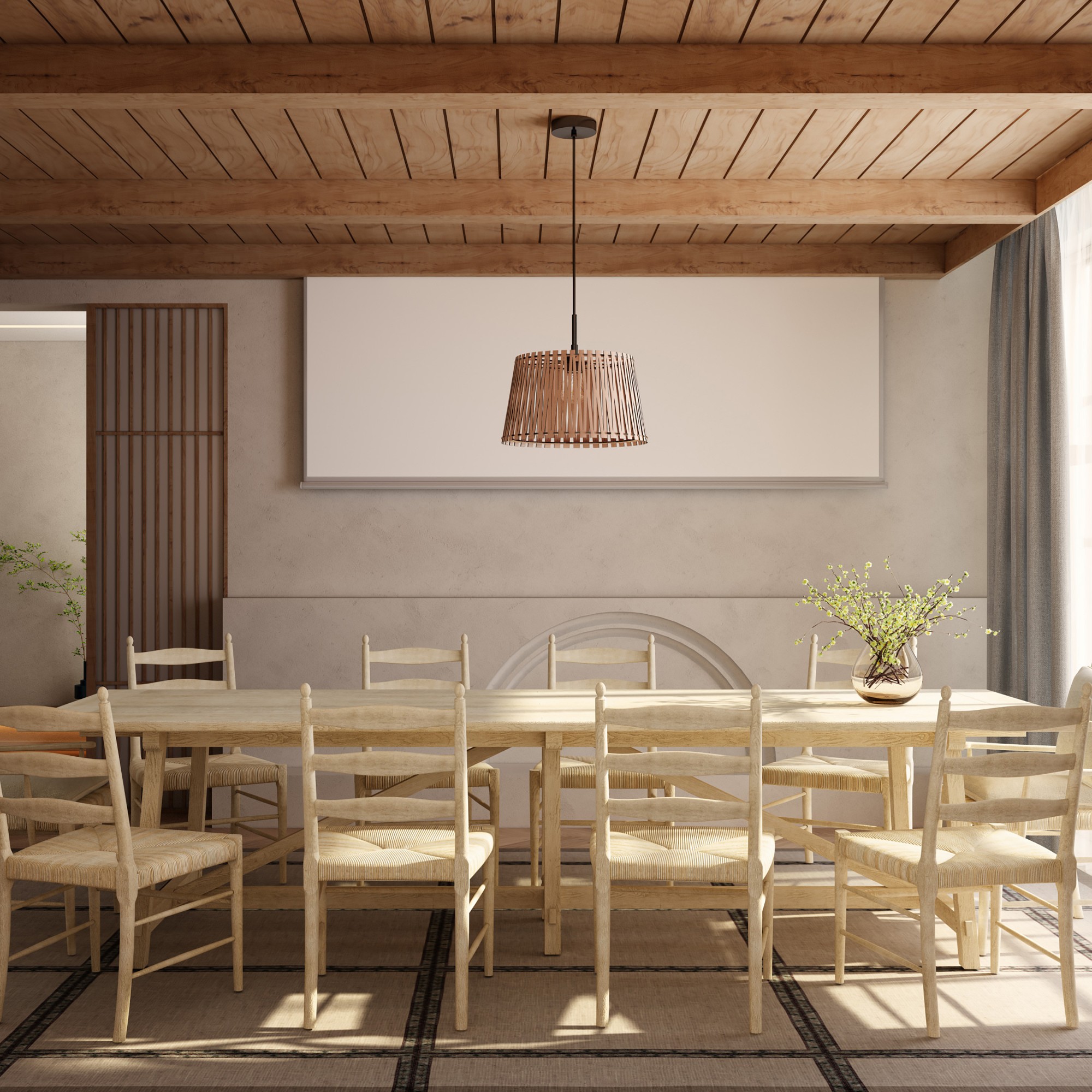 Jonathan Charles Sidereal French Laundry Extendable Rectangular Dining Table (97