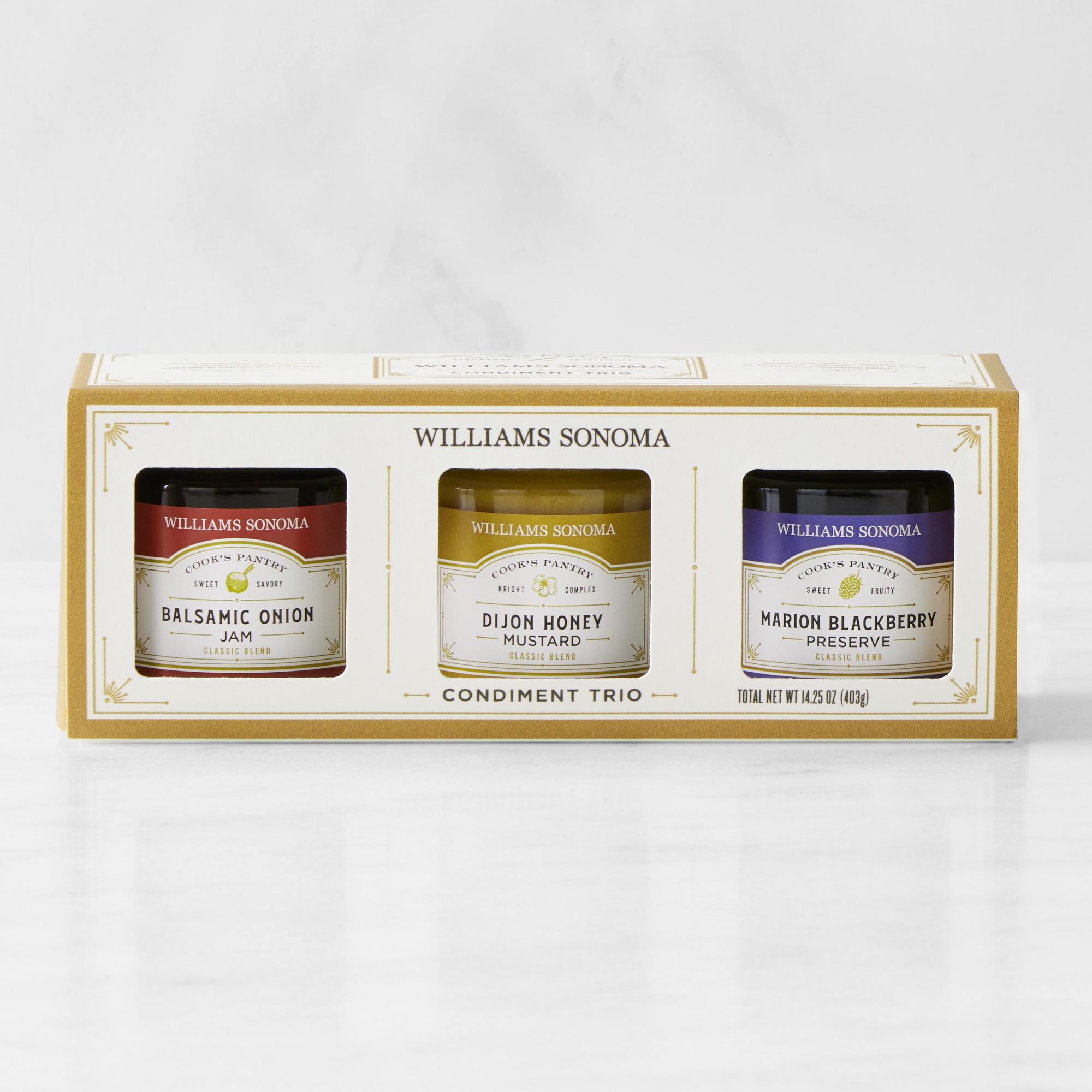 Cheese Board Condiment Trio Gift Set