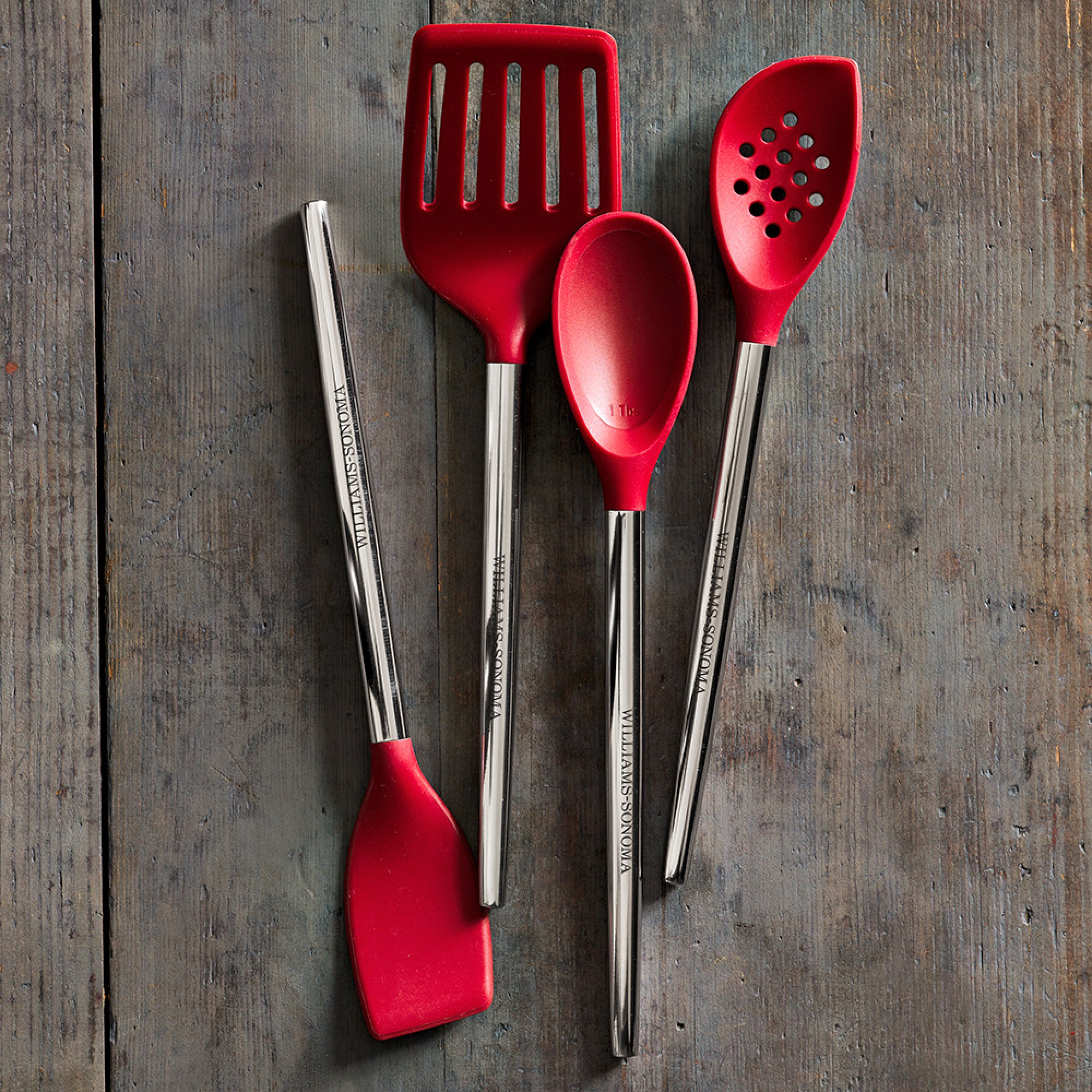 Williams Sonoma Stainless-Steel Silicone Spoon