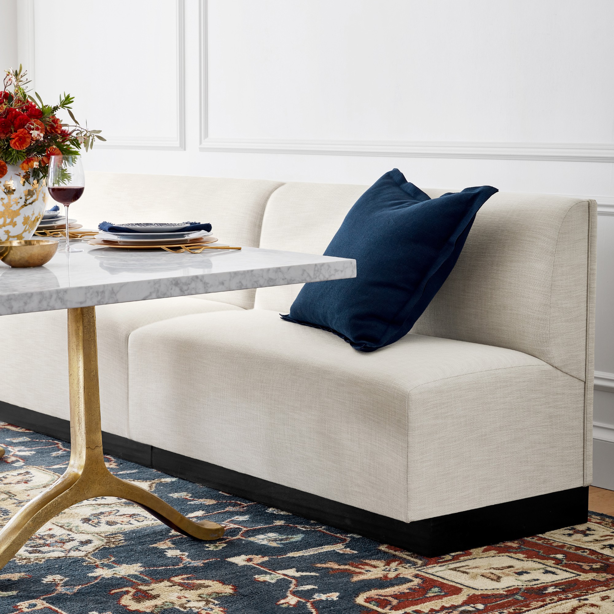 Wishbone Rectangular Dining Table (80