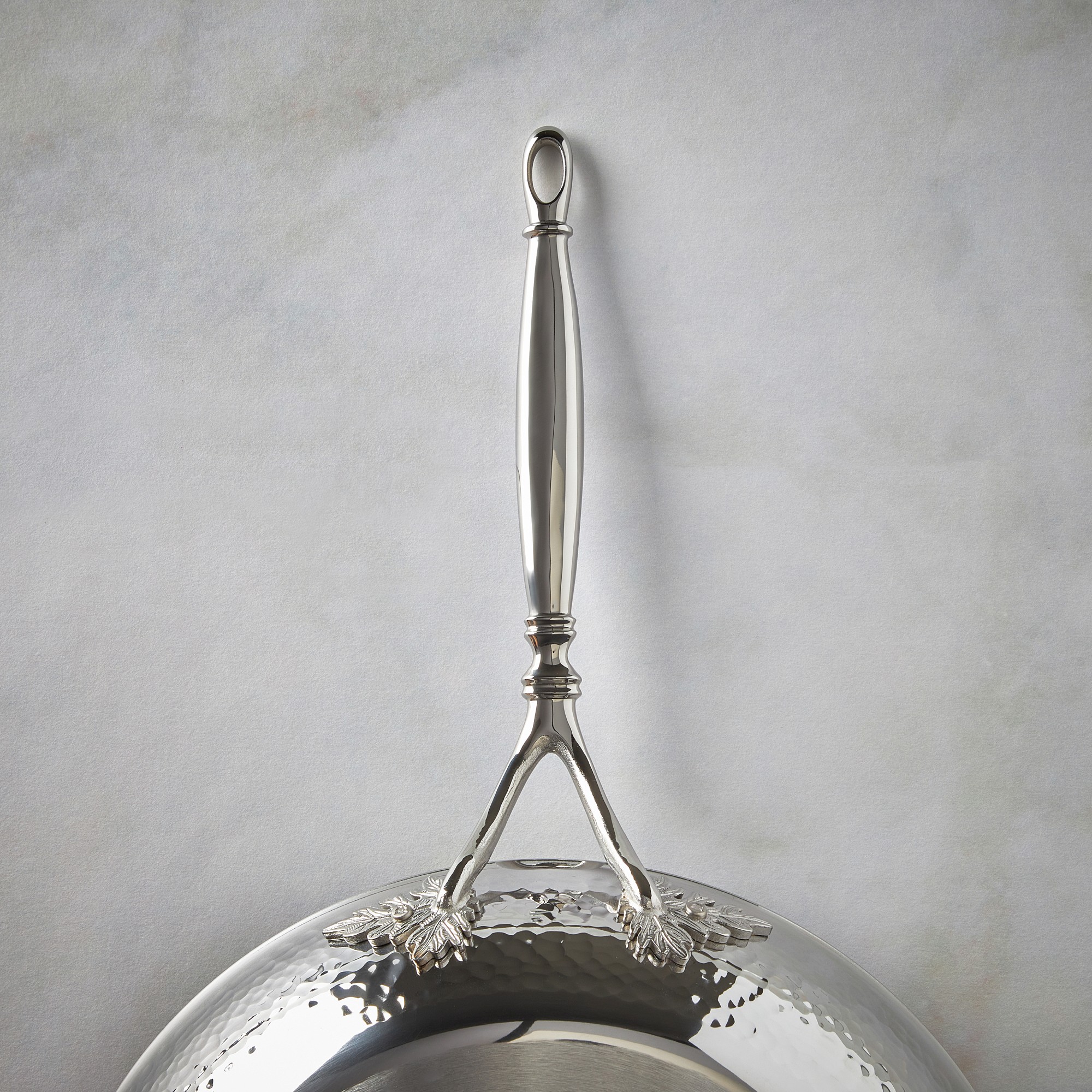 Ruffoni Opus Prima Hammered Stainless-Steel Fry Pan